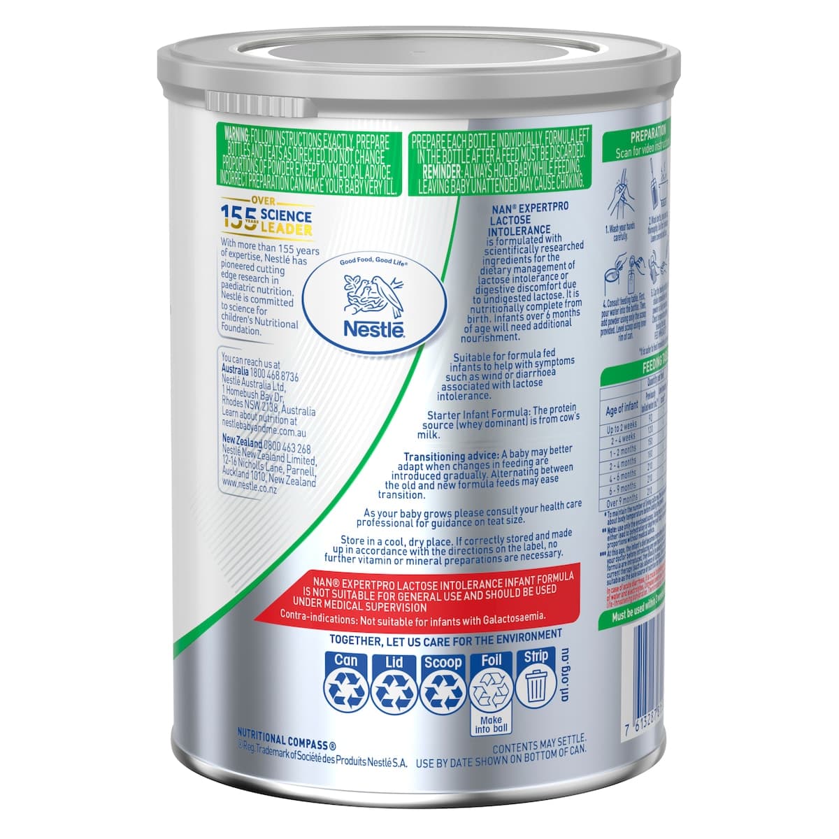 Thumbnail Nestle Nan ExpertPro Lactose Intolerance Baby Formula 400g