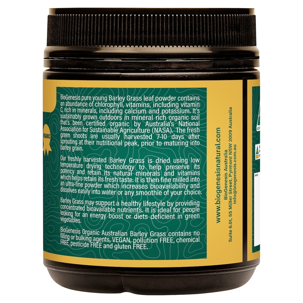 Thumbnail BioGenesis Organic Barley Grass Powder 150g