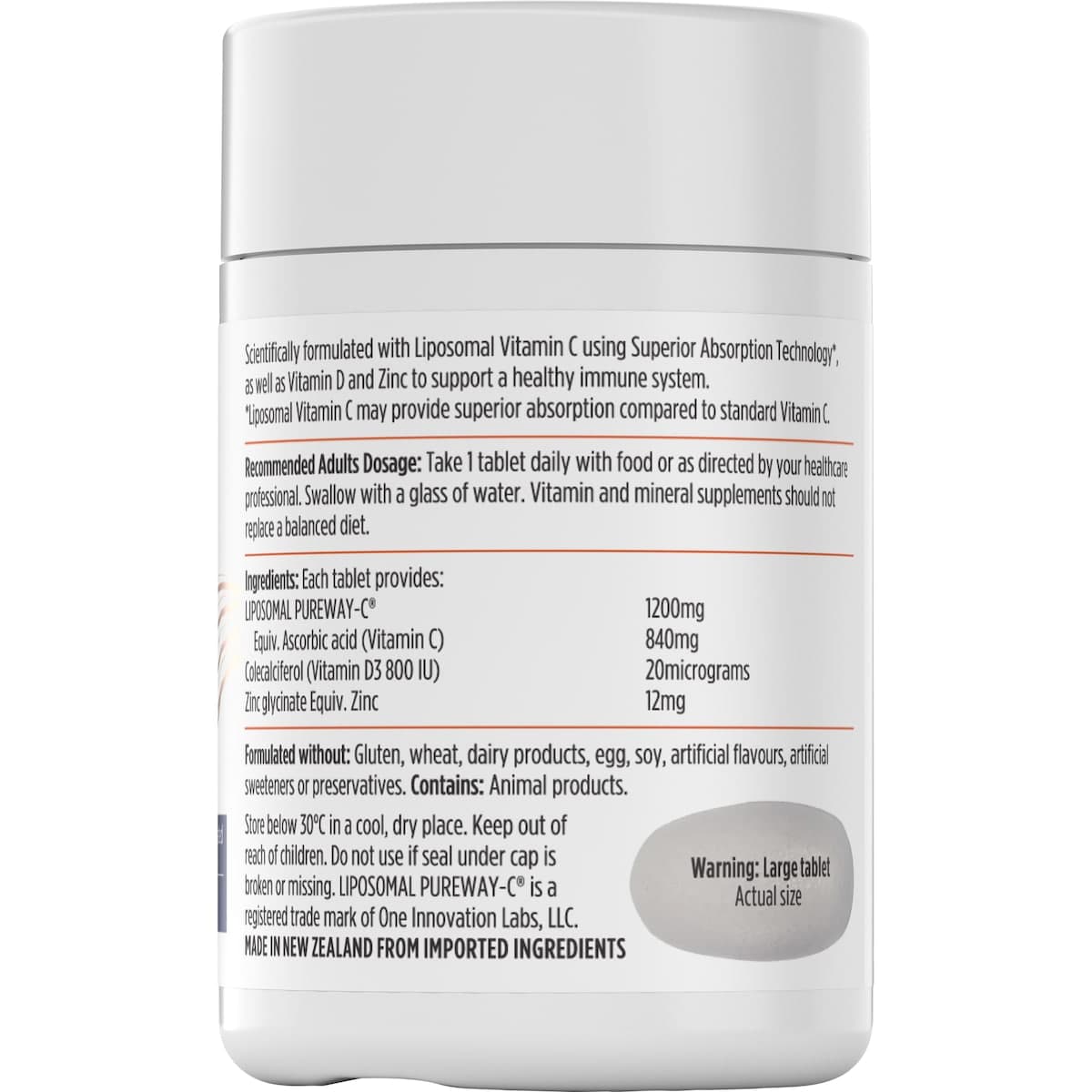 Thumbnail Nutra-Life Liposomal Vitamin C Advanced 30 Tablets