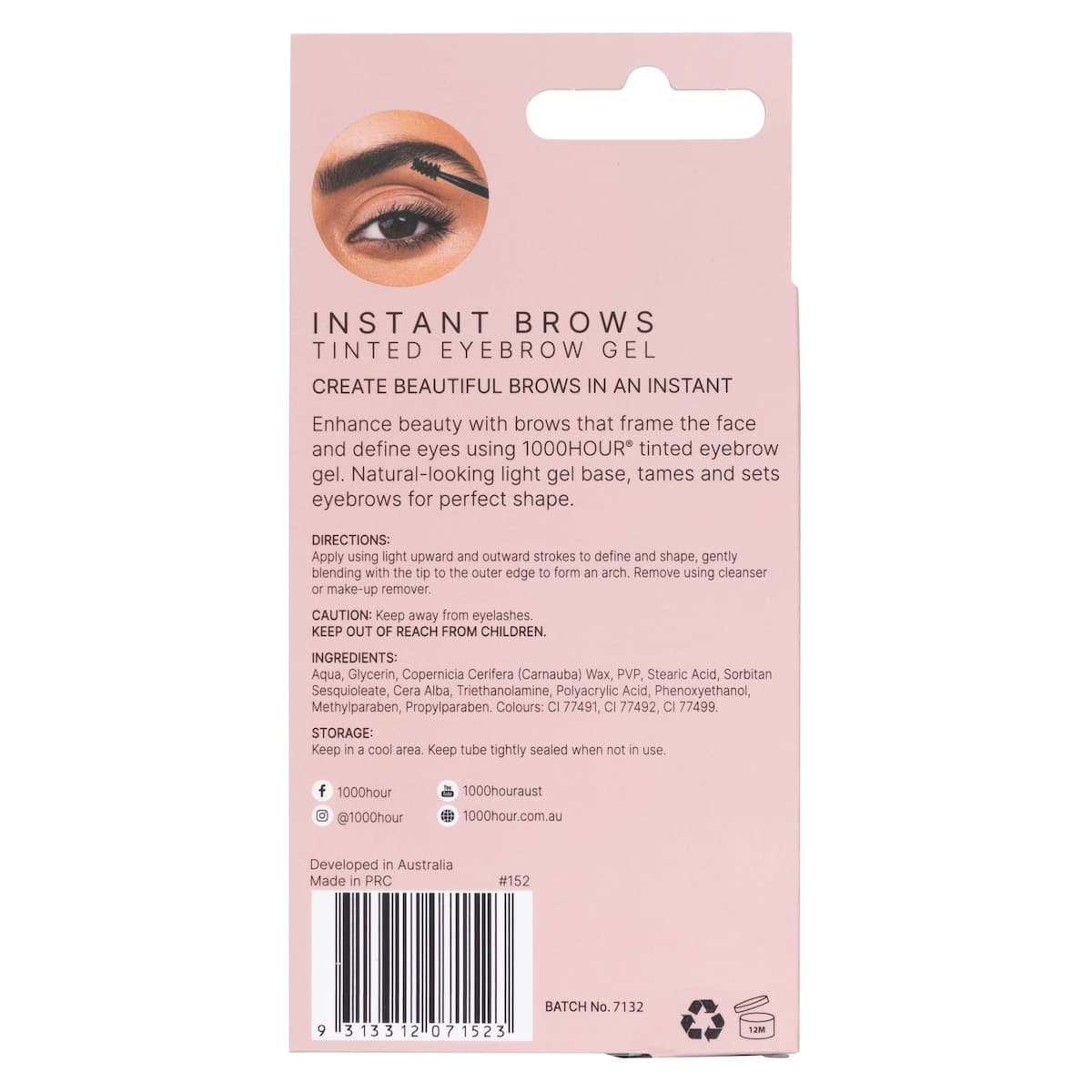 Thumbnail 1000 Hour Instant Brows Mascara Black/Dark Brown