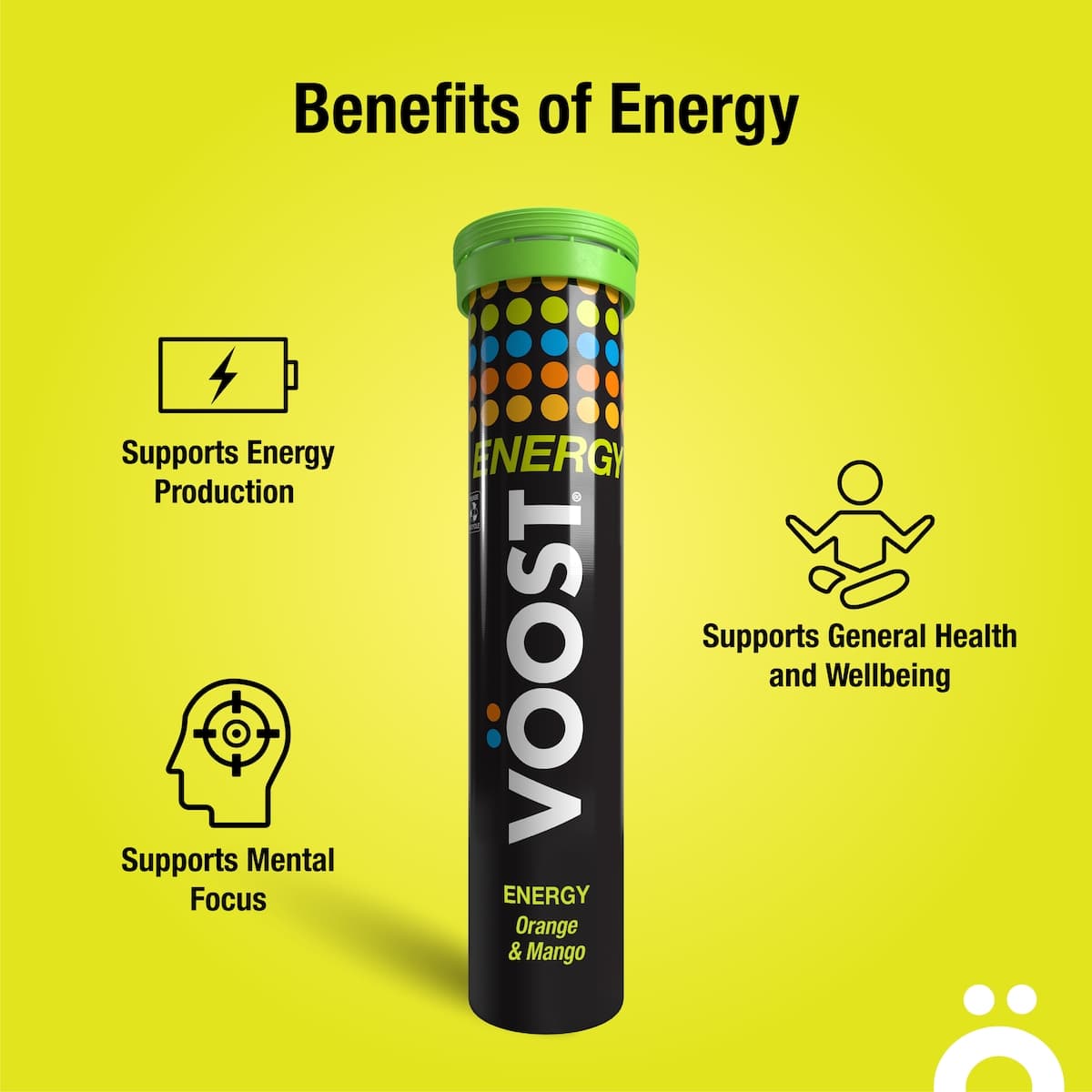 Thumbnail Voost Energy Multivitamin + Guarana 20 Effervescent Tablets