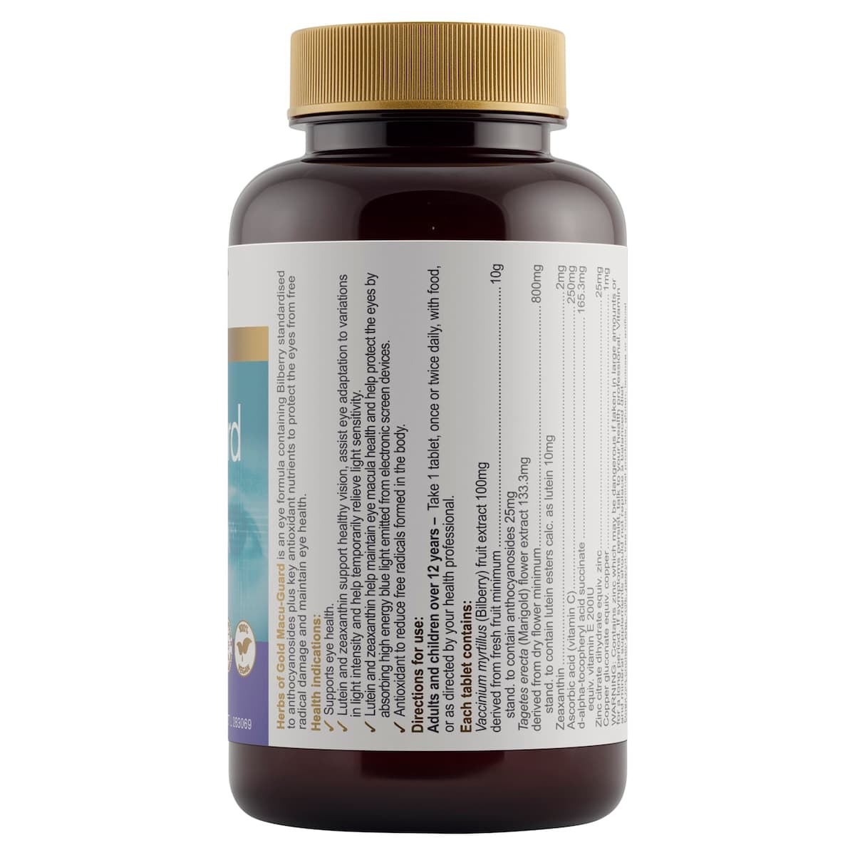Thumbnail Herbs of Gold Macu-Guard with Bilberry 10 000 90 Tablets