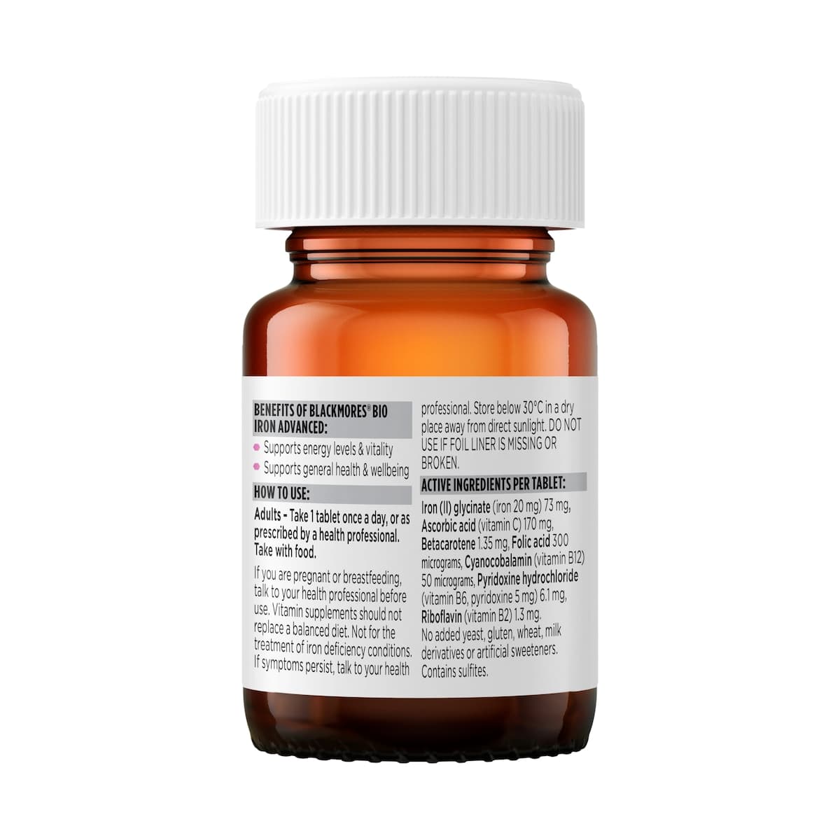 Thumbnail Blackmores Bio Iron Advanced 30 Tablets