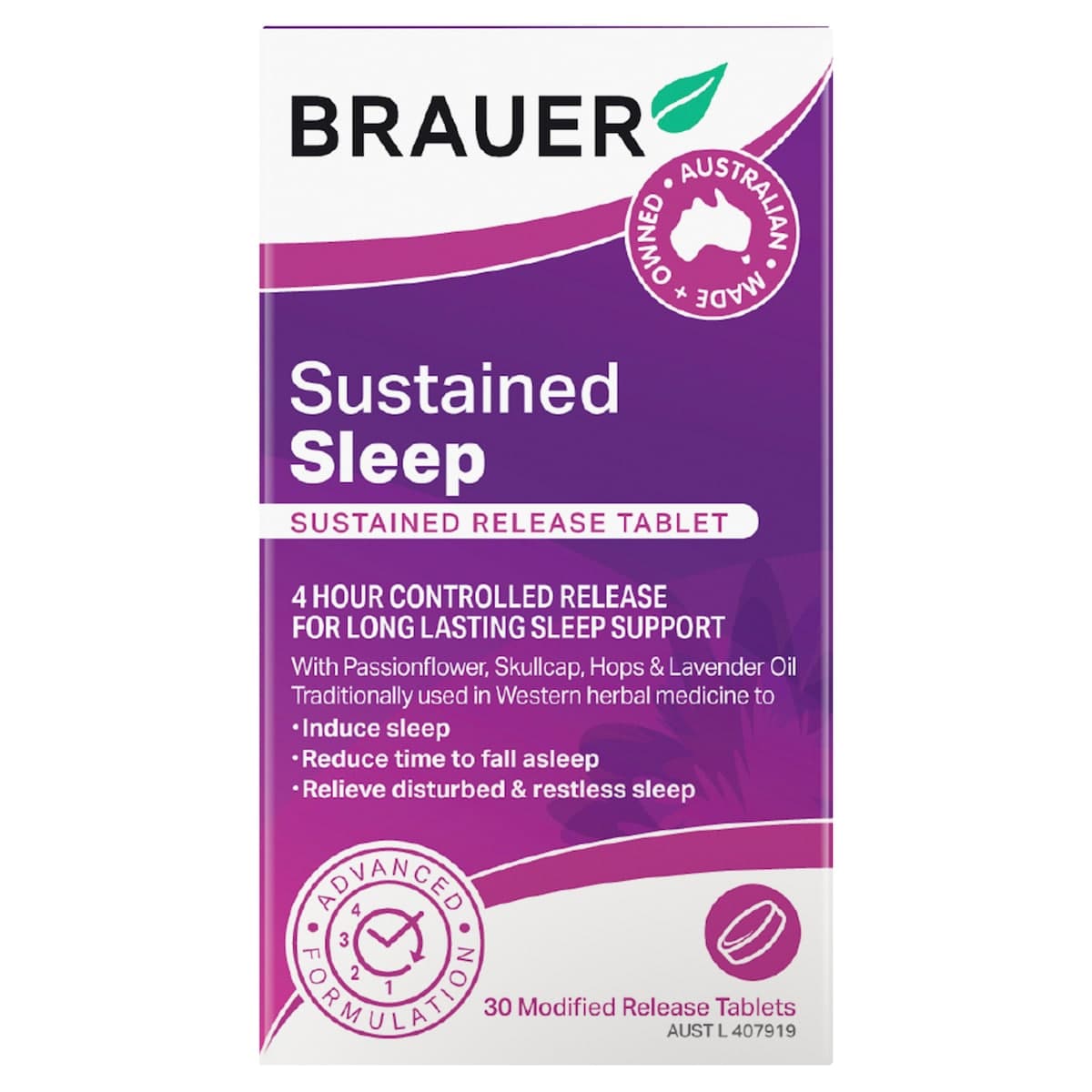 Thumbnail Brauer Sleep Sustained Release 30 tablets