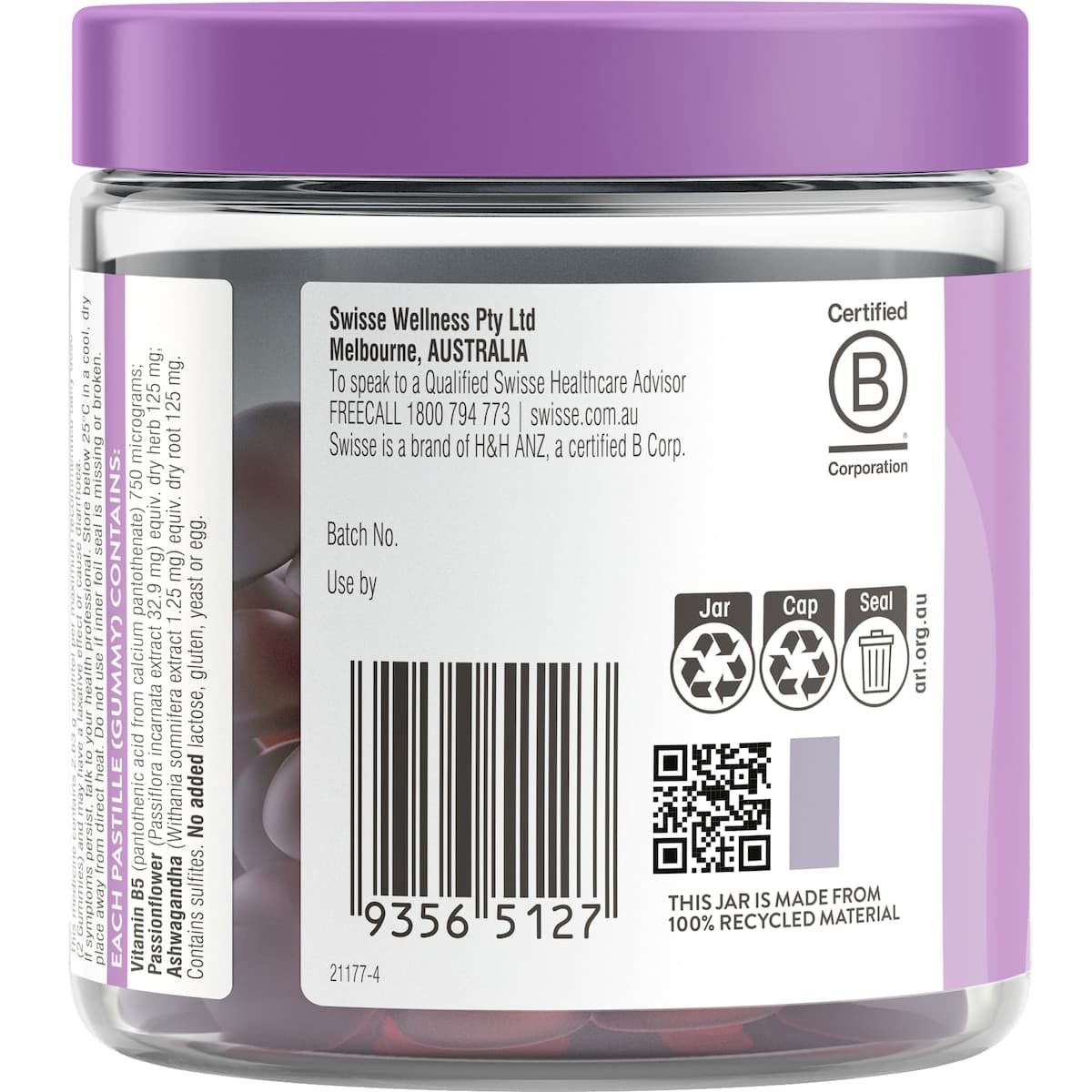 Thumbnail Swisse Ultiboost Calm + Sleep Gummies 60 Pack