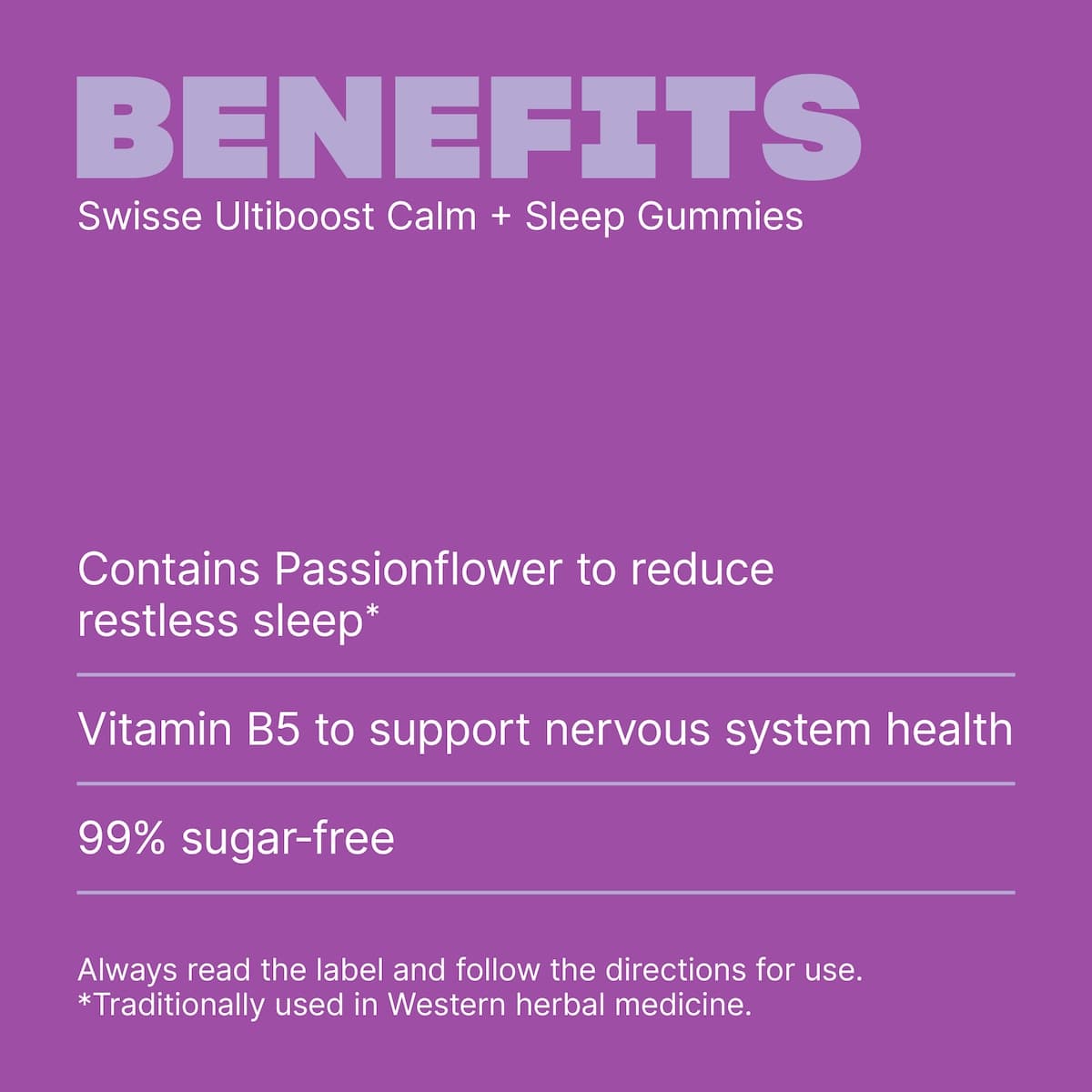 Thumbnail Swisse Ultiboost Calm + Sleep Gummies 60 Pack