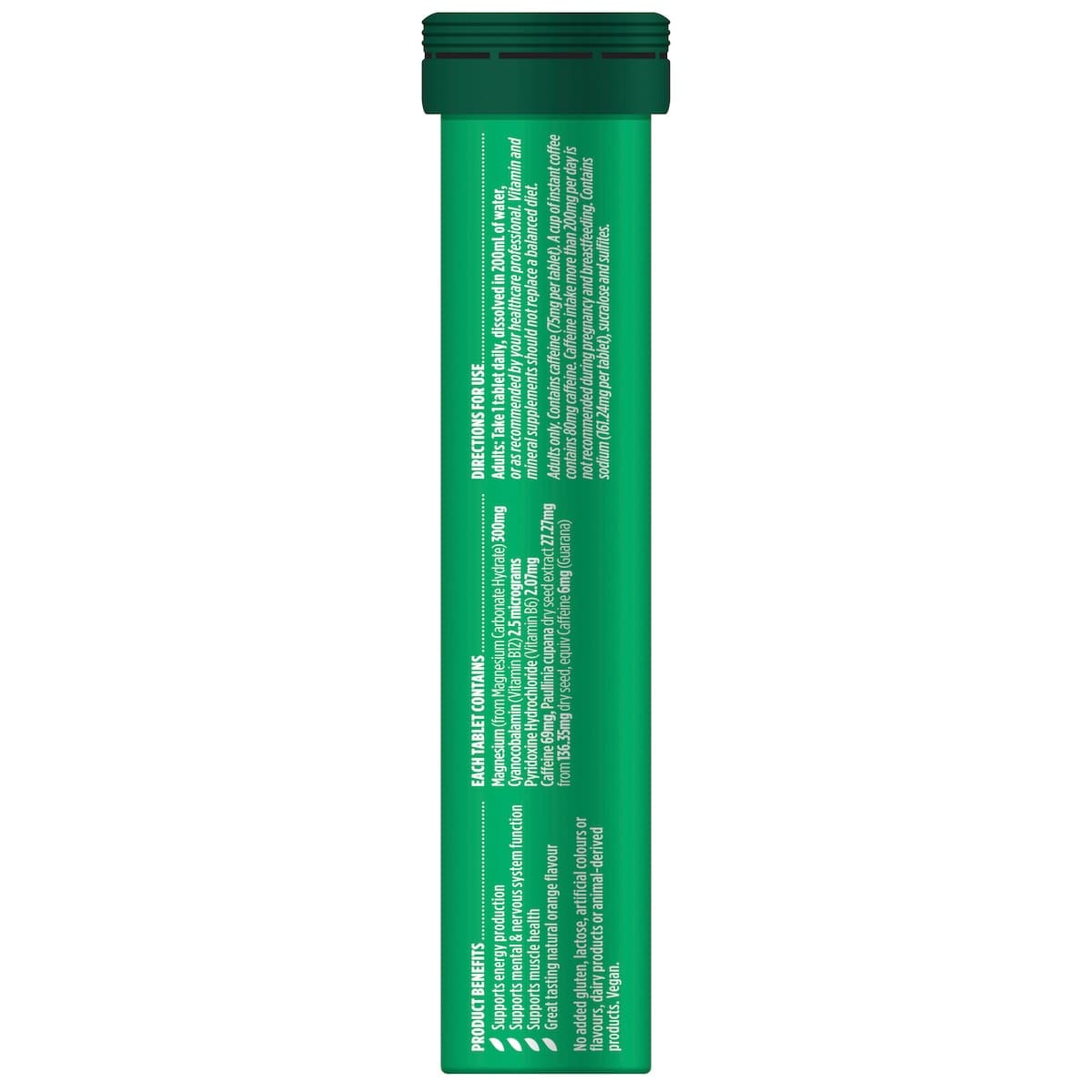 Thumbnail Nature's Own Effervescent Magnesium + Energy Tablets 20 Pack