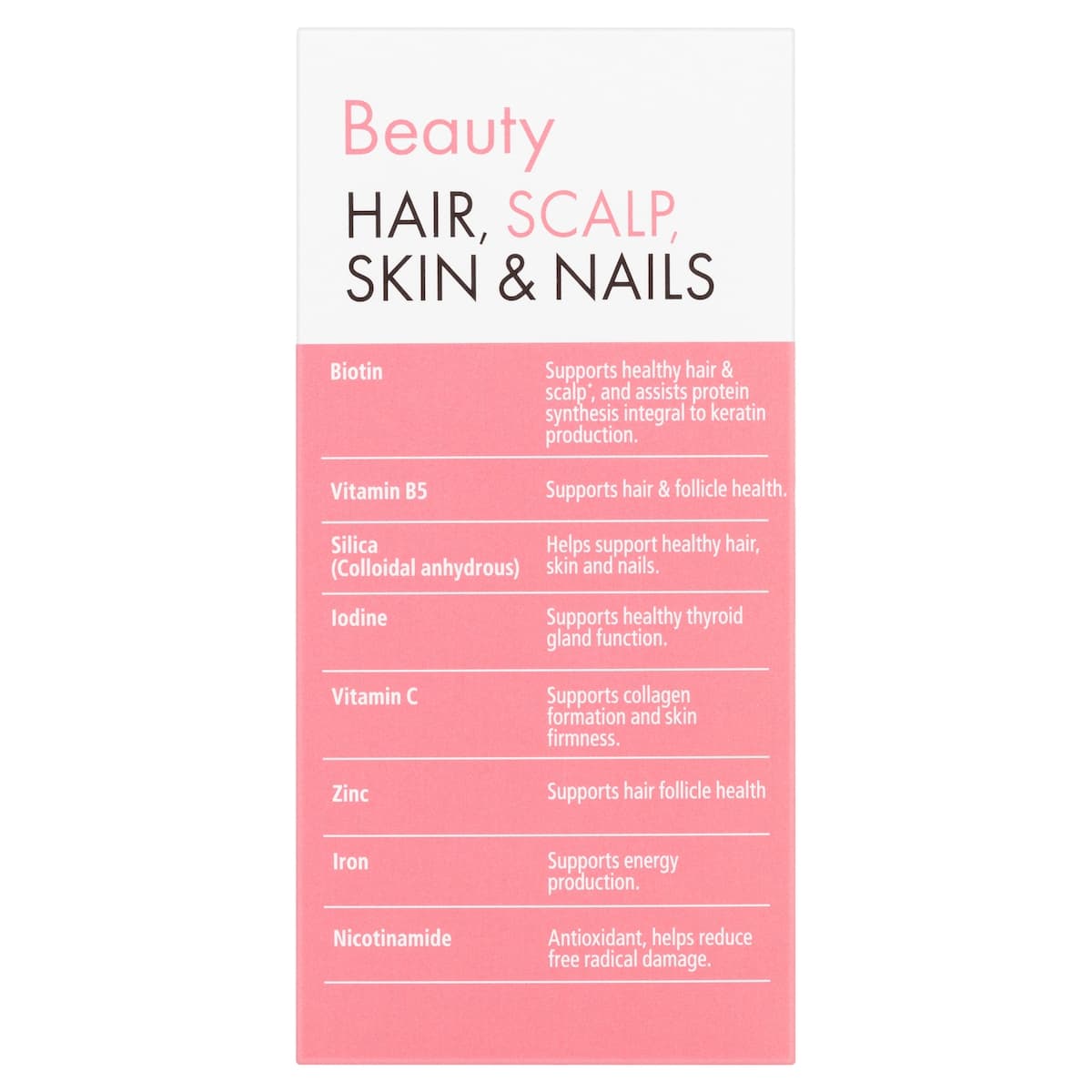 Thumbnail Nature's Way Beauty Hair Scalp Skin & Nails 60 Tablets