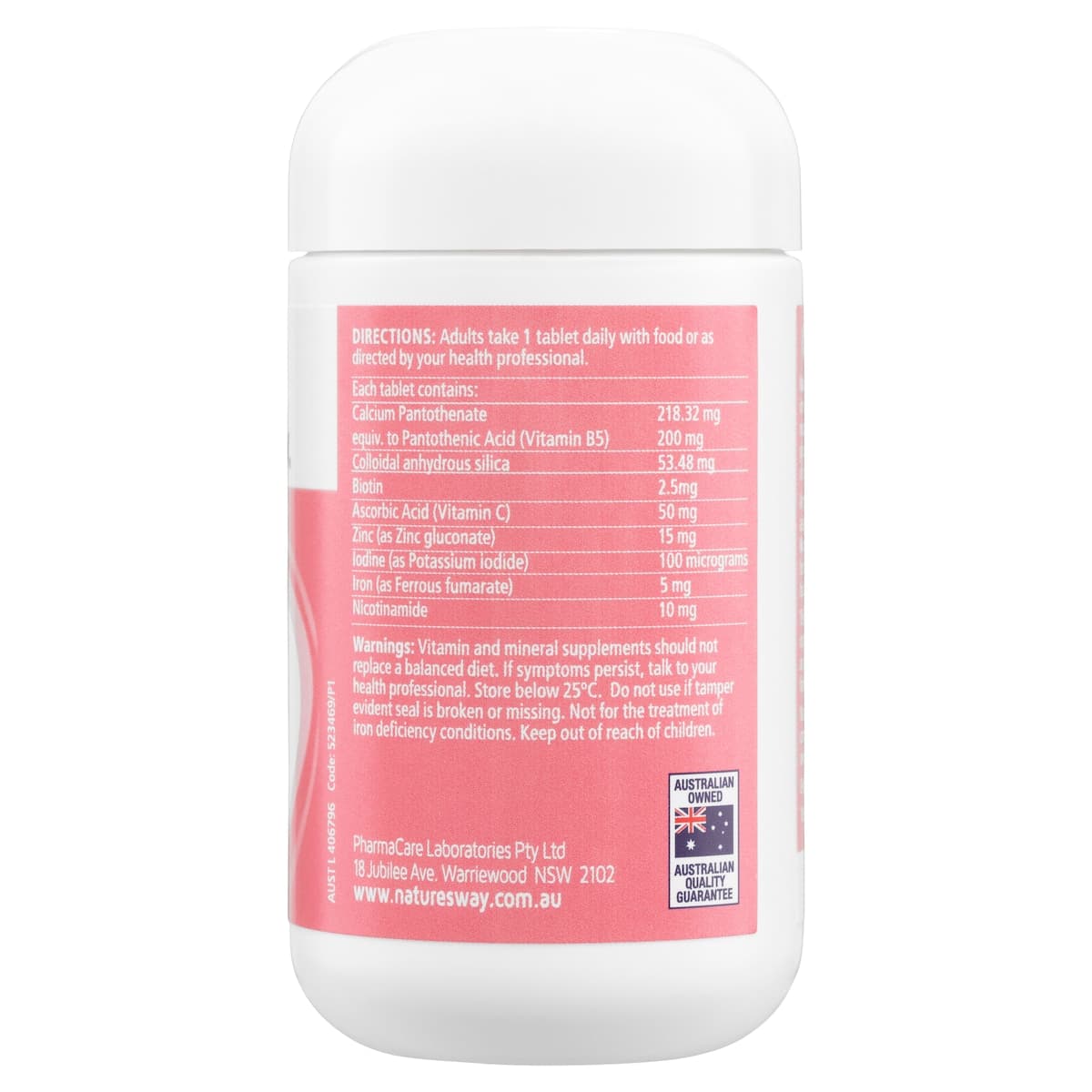 Thumbnail Nature's Way Beauty Hair Scalp Skin & Nails 60 Tablets