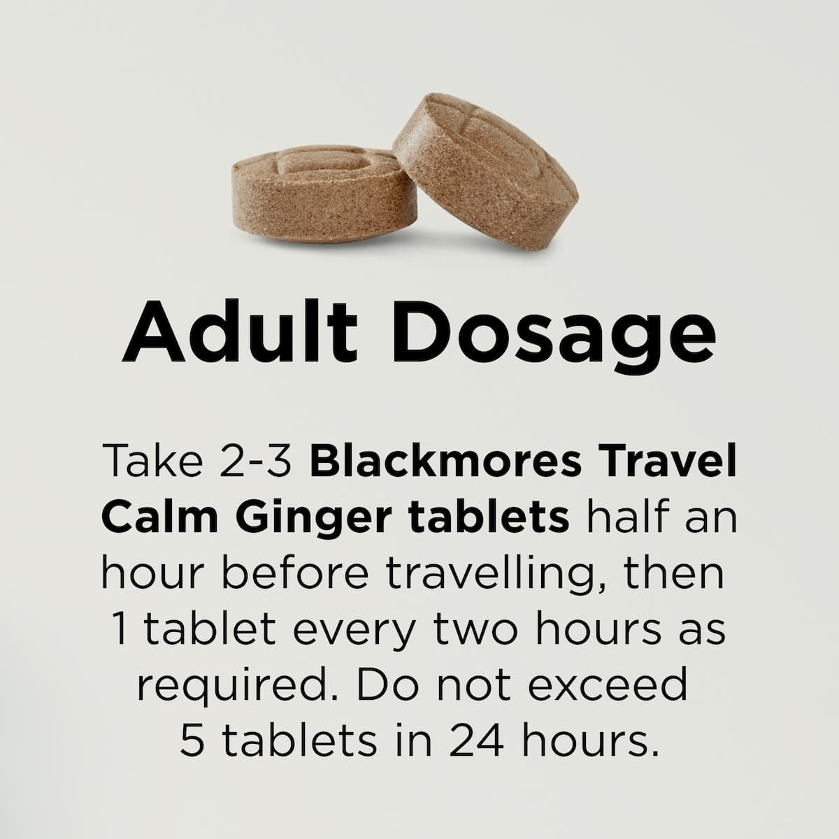 Thumbnail Blackmores Travel Calm Ginger 45 Tablets