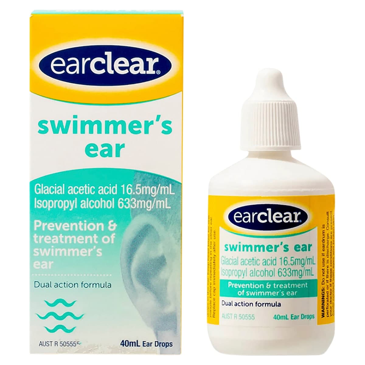 Thumbnail EarClear Ear Drops for Swimmers Ear 40ml