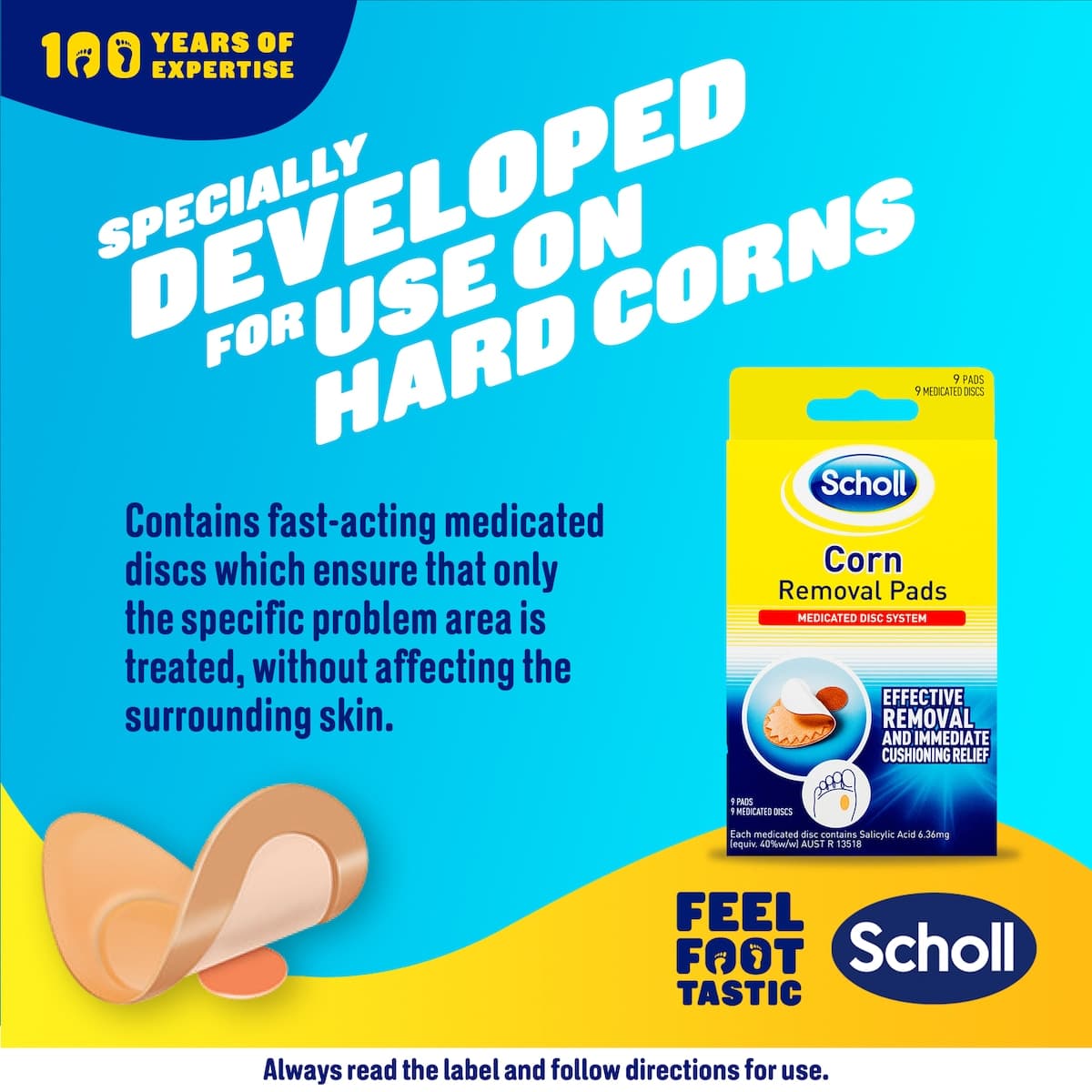 Thumbnail Scholl Corn Removal Pads 9 Pack