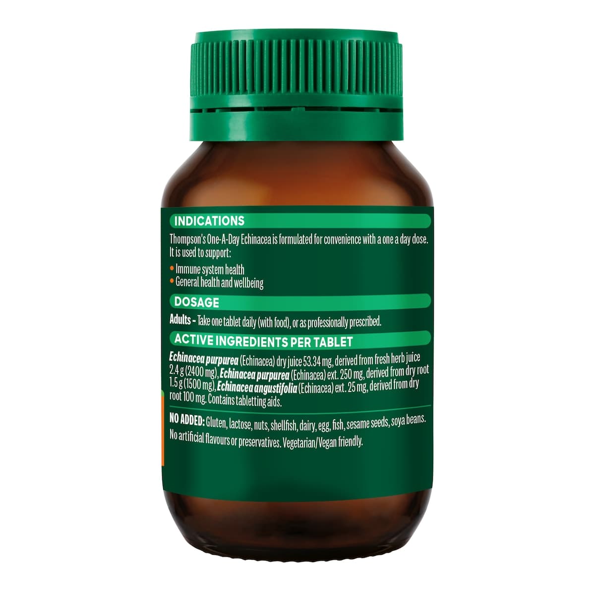 Thumbnail Thompsons One a Day Echinacea 4000mg 60 Tablets