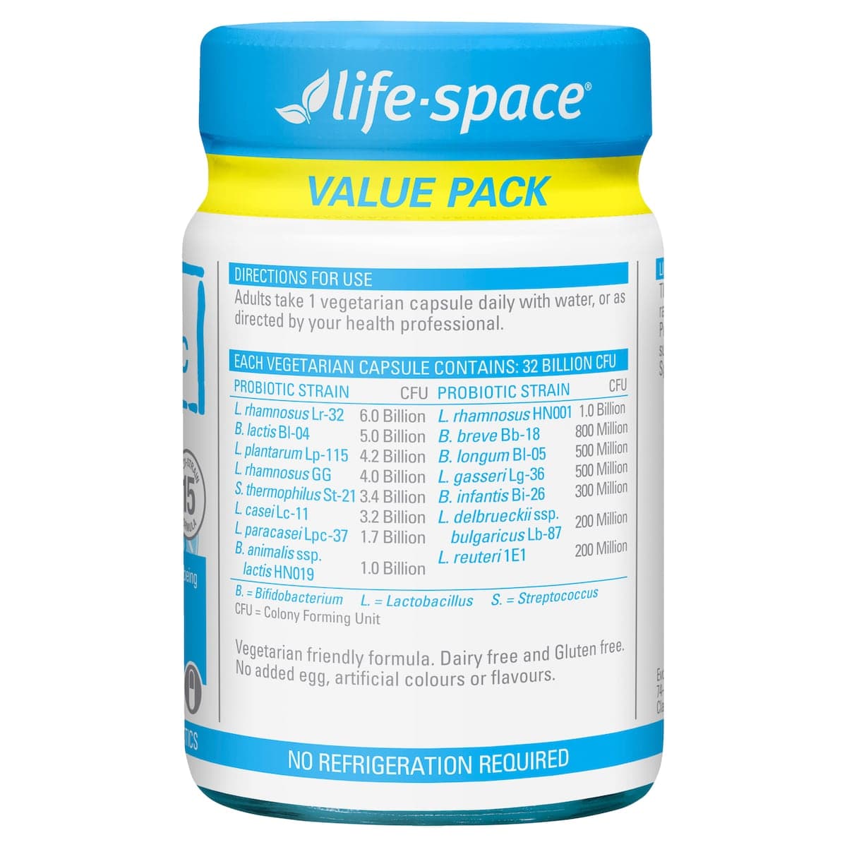 Thumbnail Life-Space Broad Spectrum Probiotic 90 Capsules