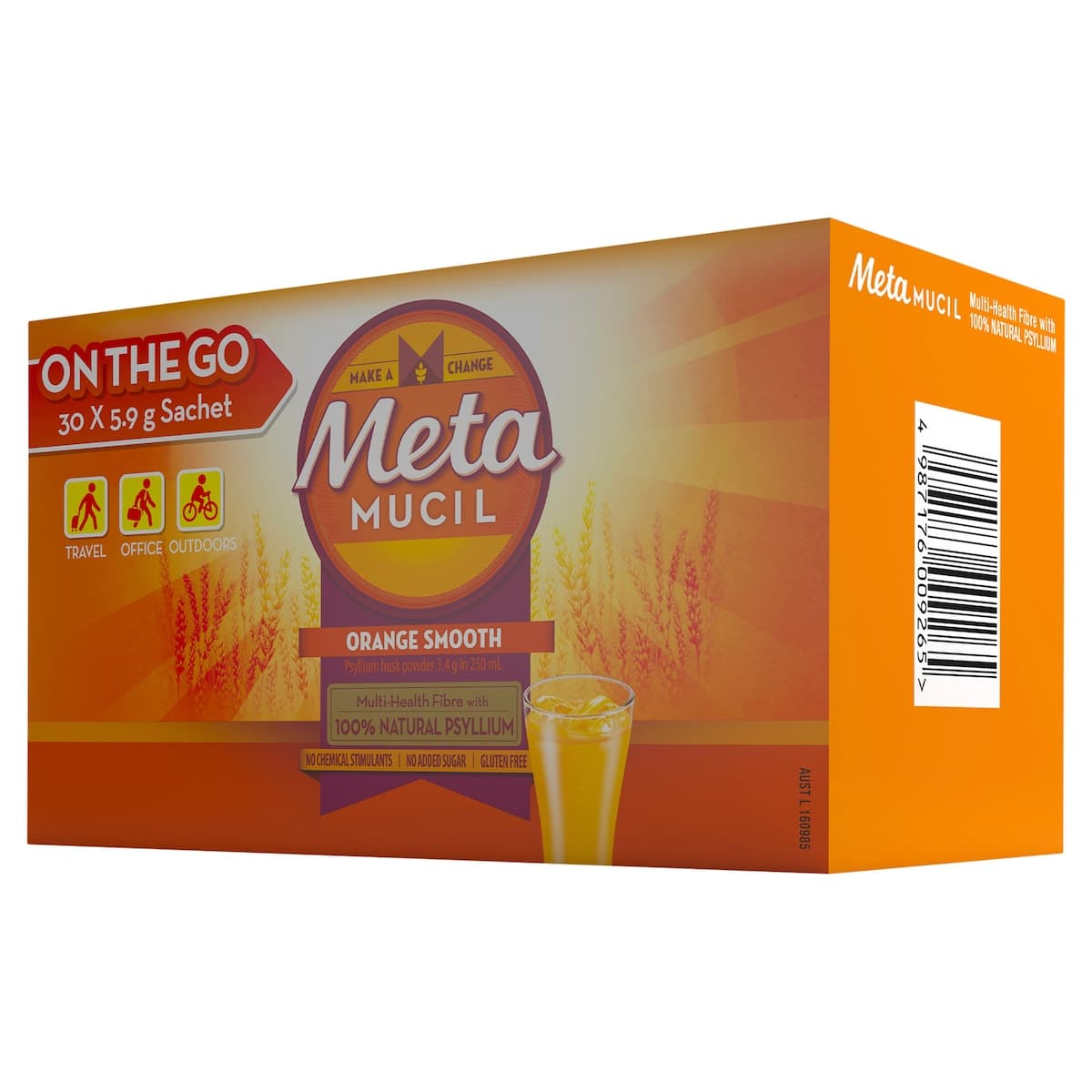 Thumbnail Metamucil Fibre Supplement Smooth Orange 30 Doses