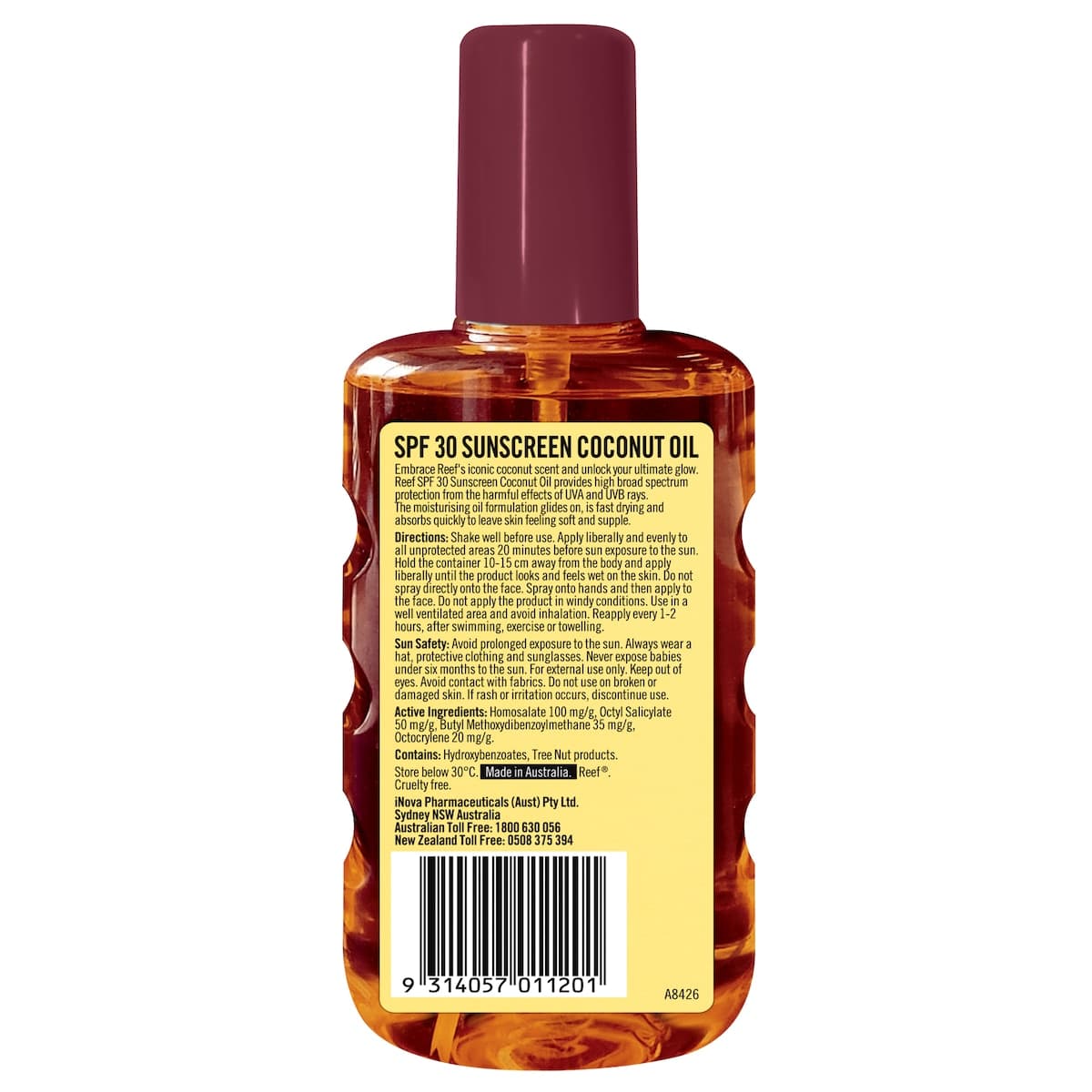 Thumbnail Reef Coconut Sunscreen Oil Spray SPF30 220ml