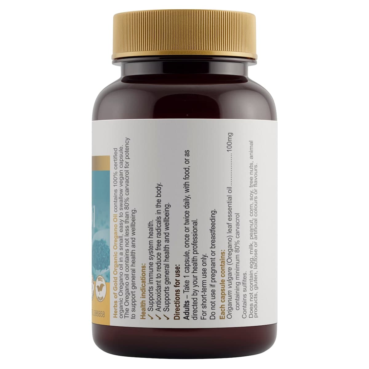 Thumbnail Herbs of Gold Organic Oregano Oil 60 Capsules