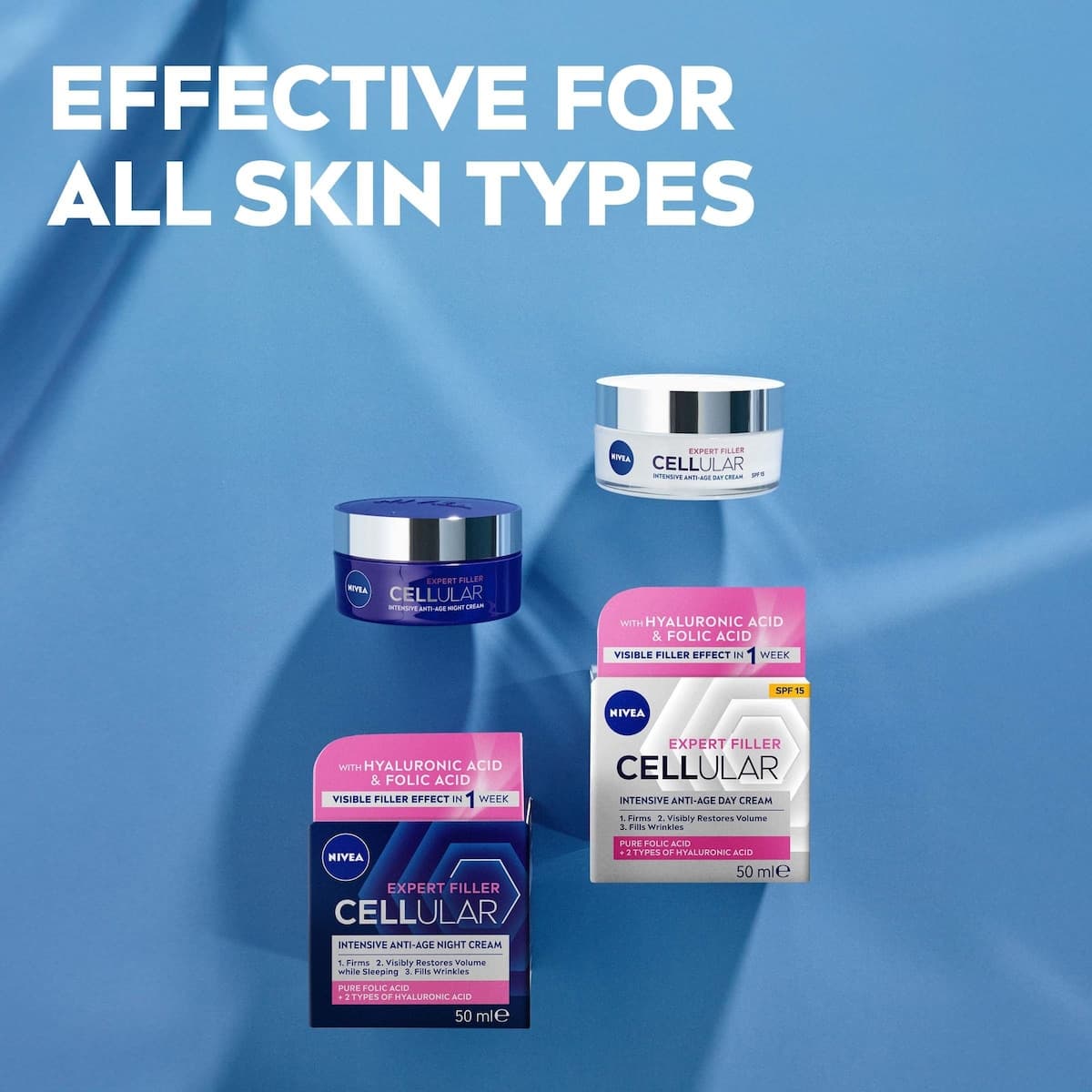 Thumbnail Nivea Cellular Filler Expert Intensive Anti-Age Night Cream 50ml