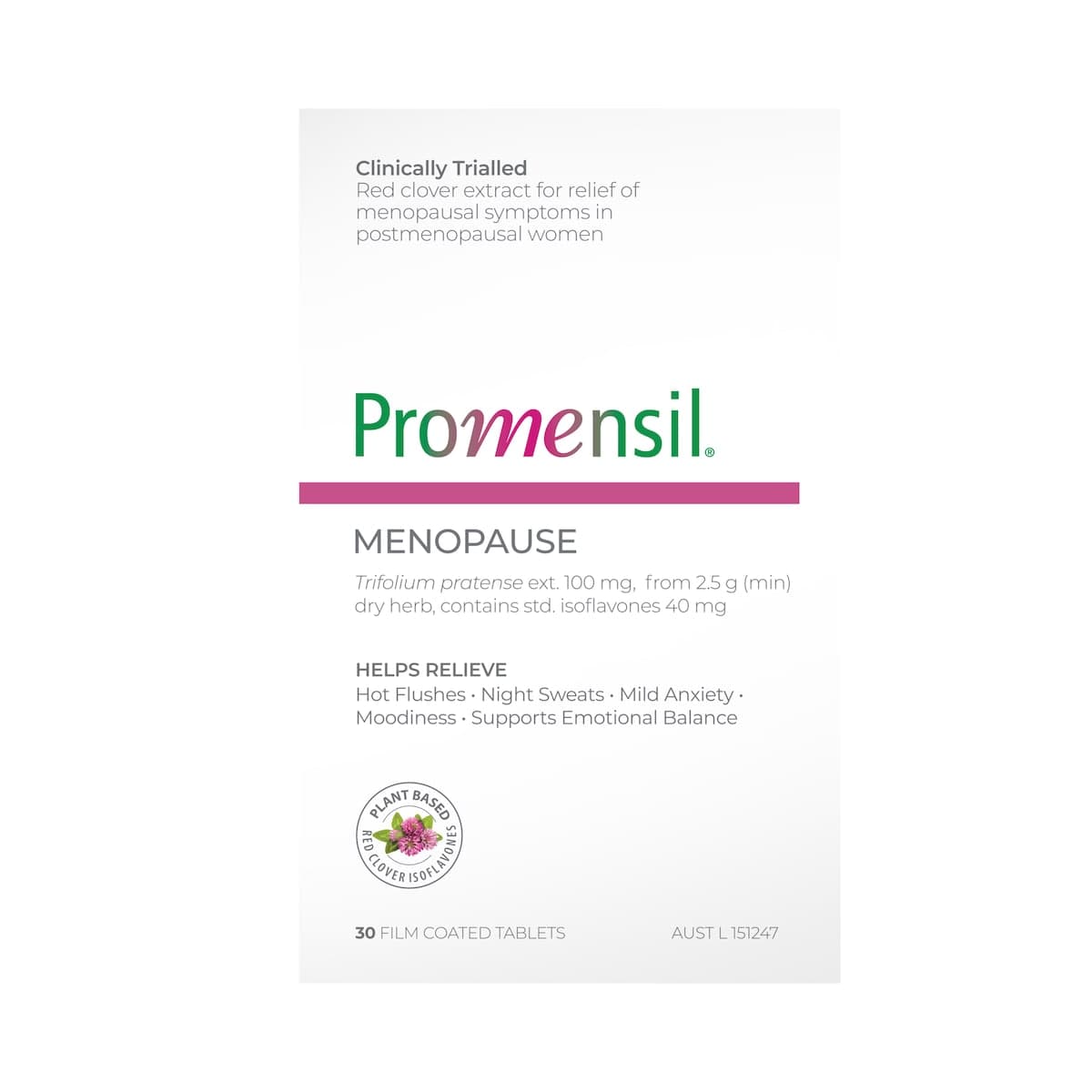 Thumbnail Promensil Menopause 30 Tablets