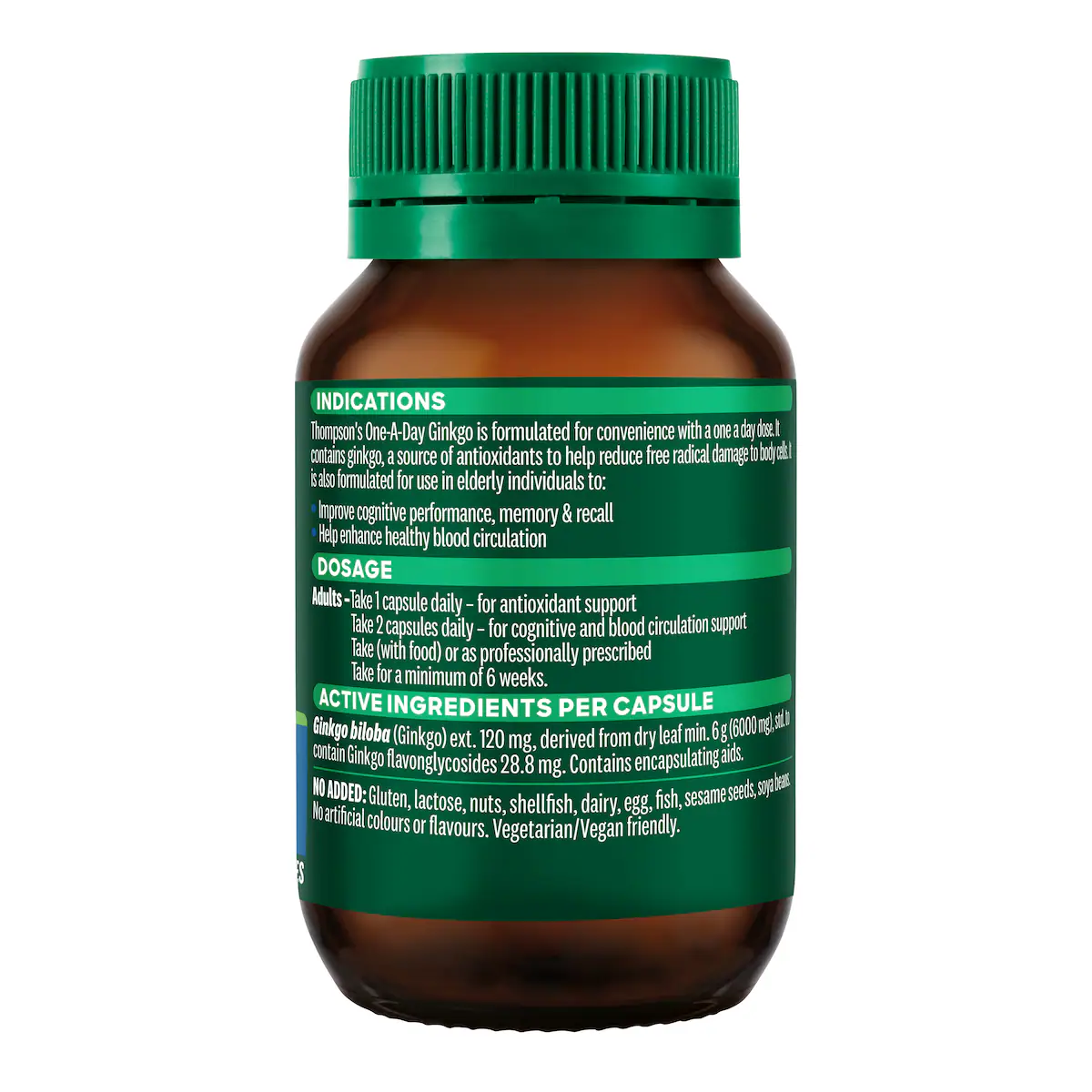 Thumbnail Thompsons One a Day Ginkgo 6000mg 60 Capsules