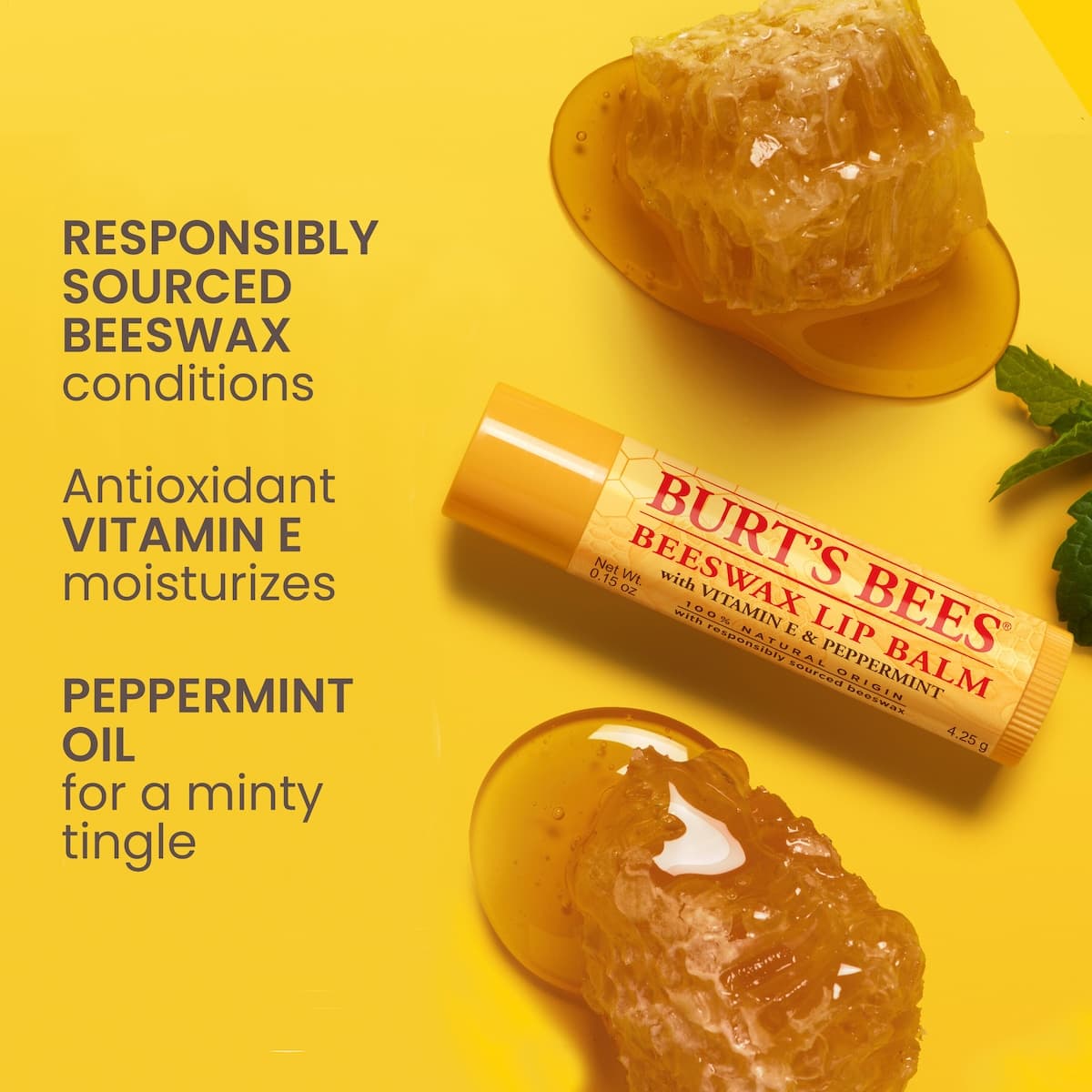 Thumbnail Burts Bees Beeswax Lip Balm 4.25g