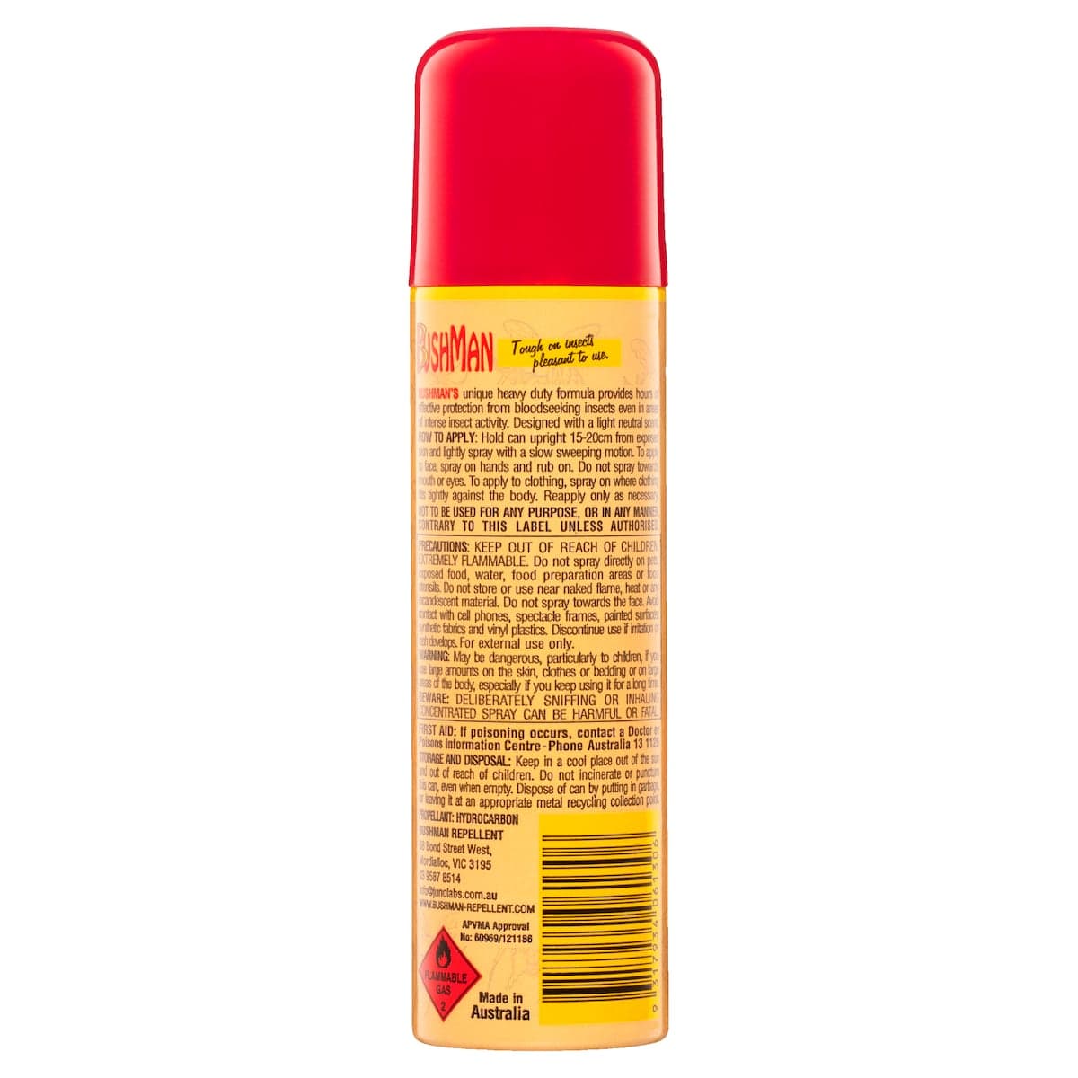 Thumbnail Bushman Ultra Heavy Duty 40% Deet Insect Repellent Aerosol 130g