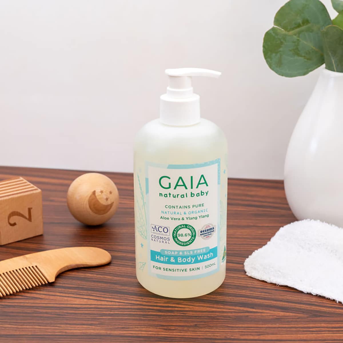Thumbnail Gaia Natural Baby Hair & Body Wash 500ml
