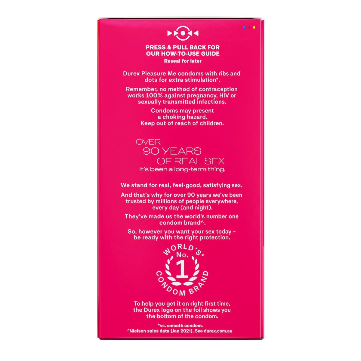 Thumbnail Durex Pleasure Me Regular Fit Condoms 30 Pack Value Pack