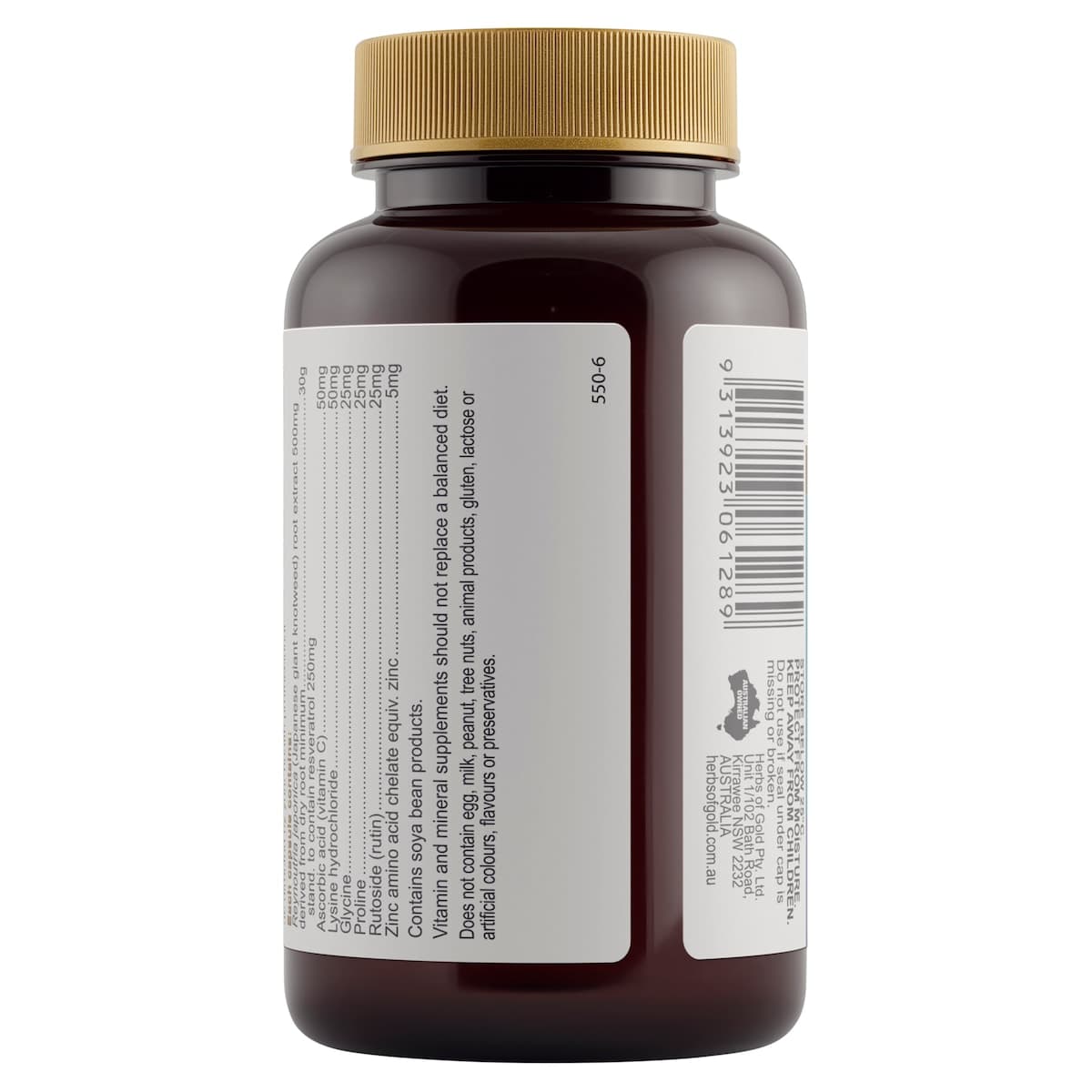 Thumbnail Herbs of Gold Resveratrol AdvantAGE 60 Capsules