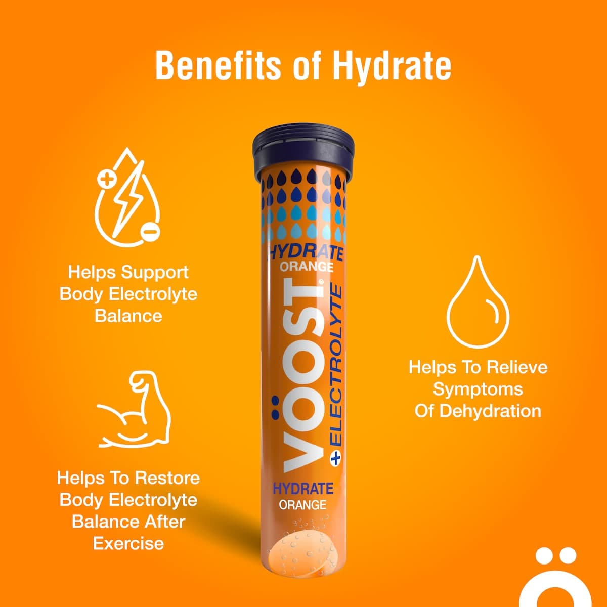 Thumbnail Voost Hydrate Orange Effervescent Tablets 20 Pack