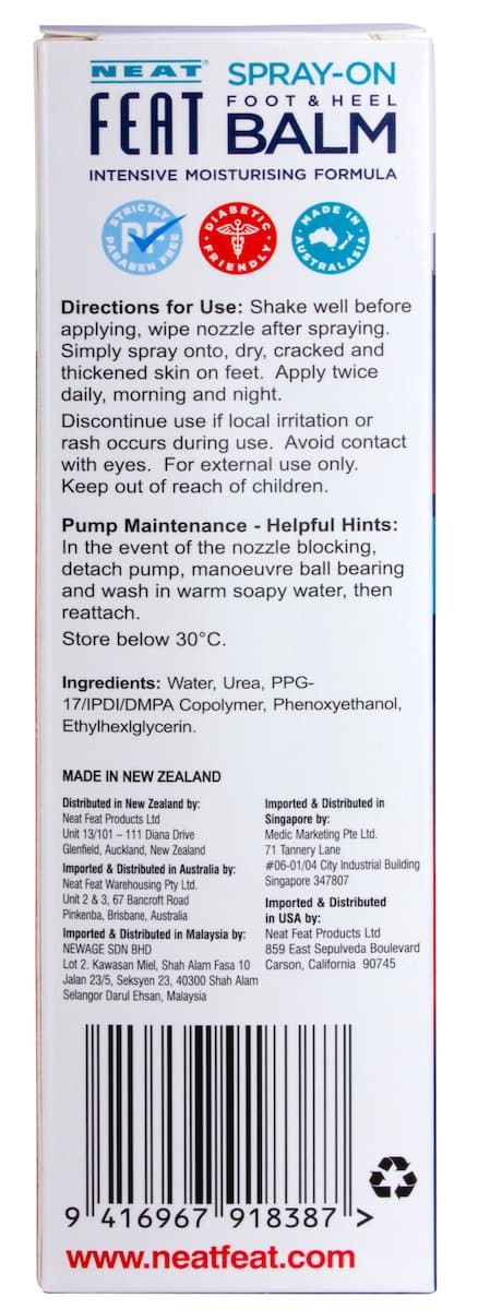 Thumbnail Neat Feat Spray on Foot & Heel Balm 125ml