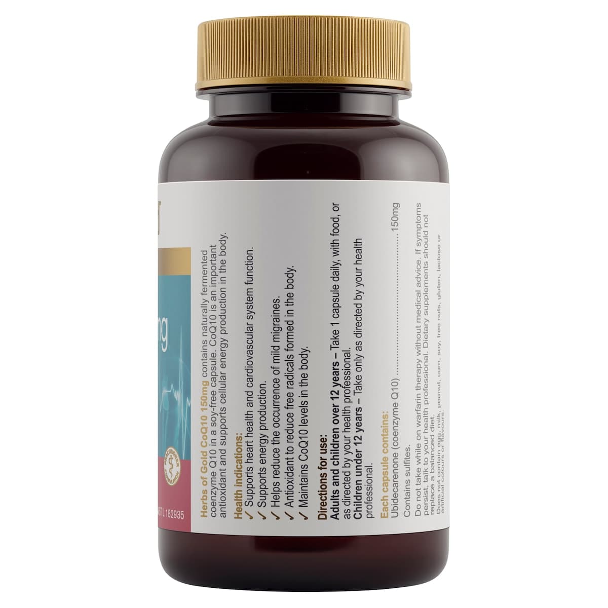 Thumbnail Herbs of Gold CoQ10 150mg 60 Capsules