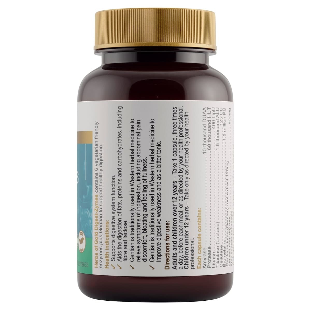 Thumbnail Herbs of Gold Digest-Zymes 60 Capsules