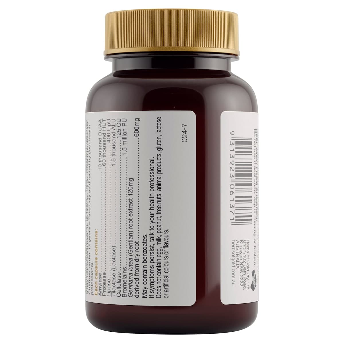 Thumbnail Herbs of Gold Digest-Zymes 60 Capsules