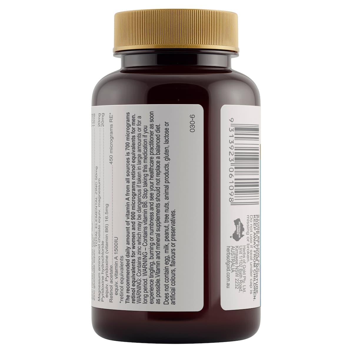 Thumbnail Herbs of Gold Ultra Zinc+ 60 Capsules