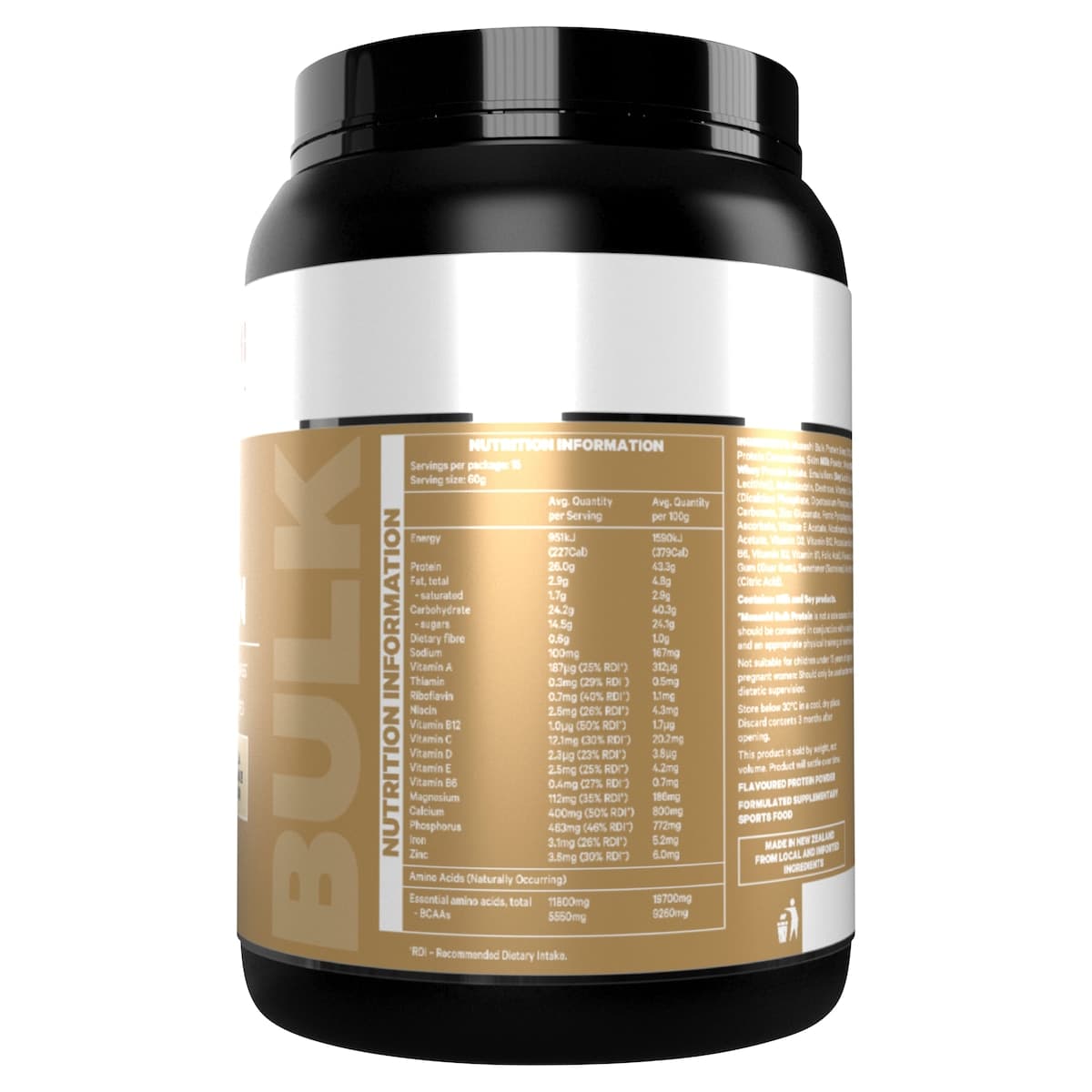 Thumbnail Musashi Bulk Protein Powder Vanilla 900g