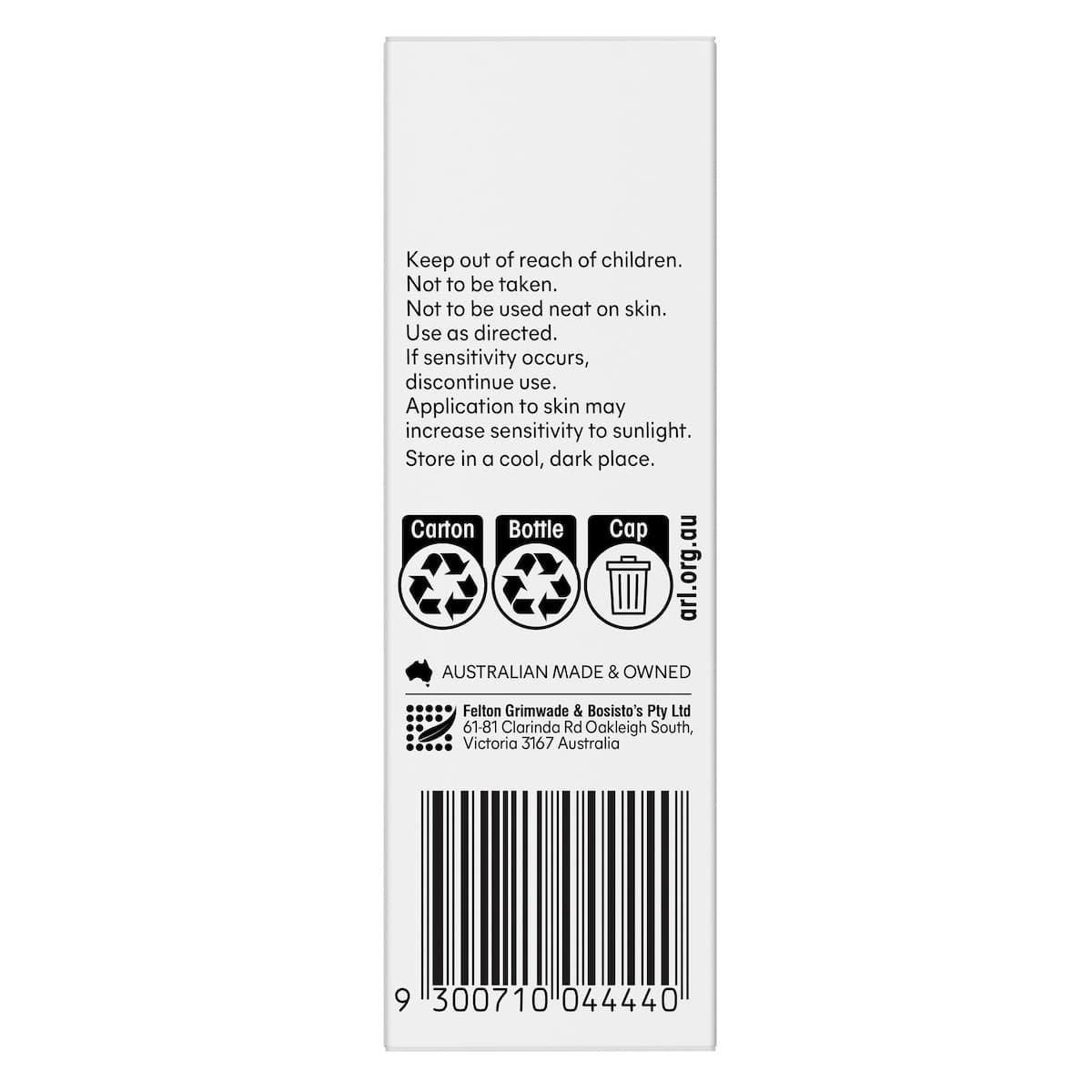 Thumbnail Bosisto's Natives Focus Oil 15ml