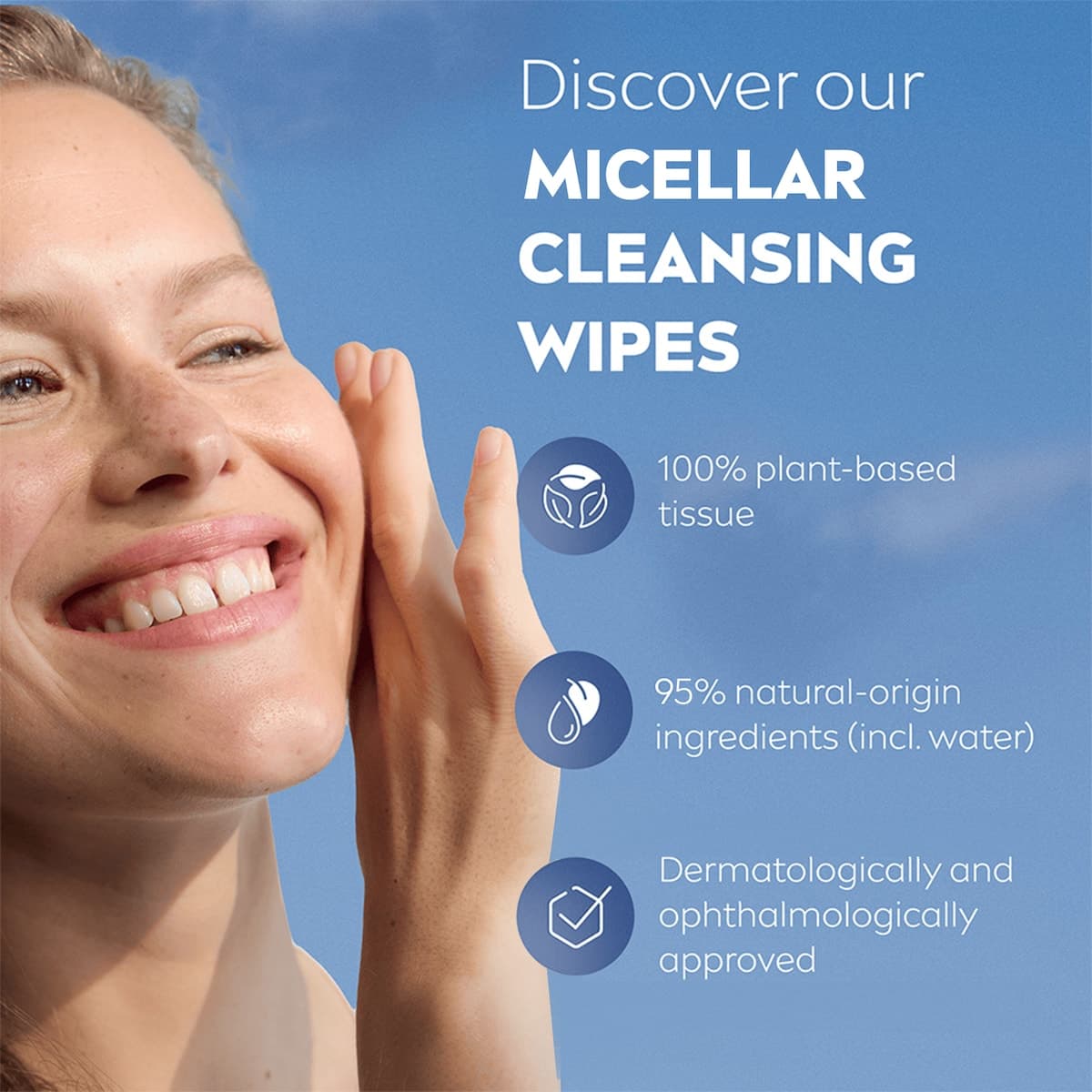 Thumbnail Nivea 3in1 Micellar Facial Cleansing Wipes 25 Pack