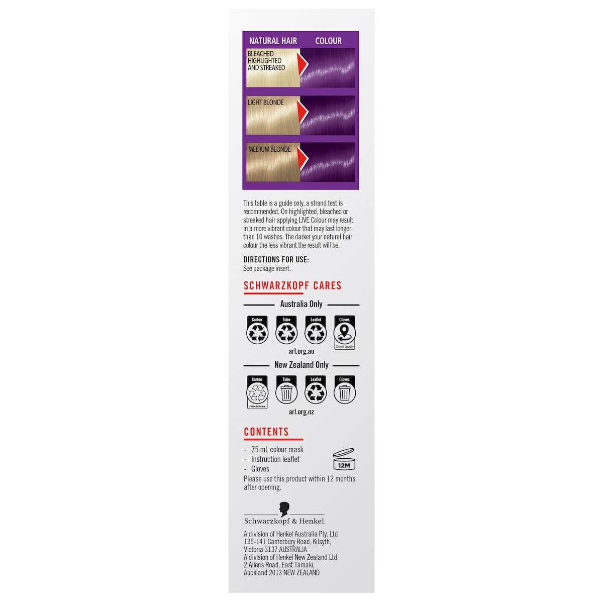 Thumbnail Schwarzkopf Live Colour Ultra Brights Magnetic Purple 75ml