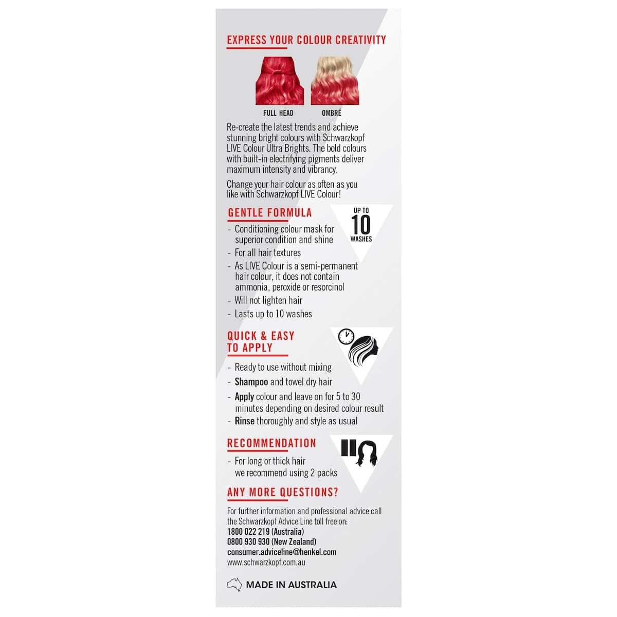 Thumbnail Schwarzkopf Live Colour Ultra Brights Pillar Box Red 75ml