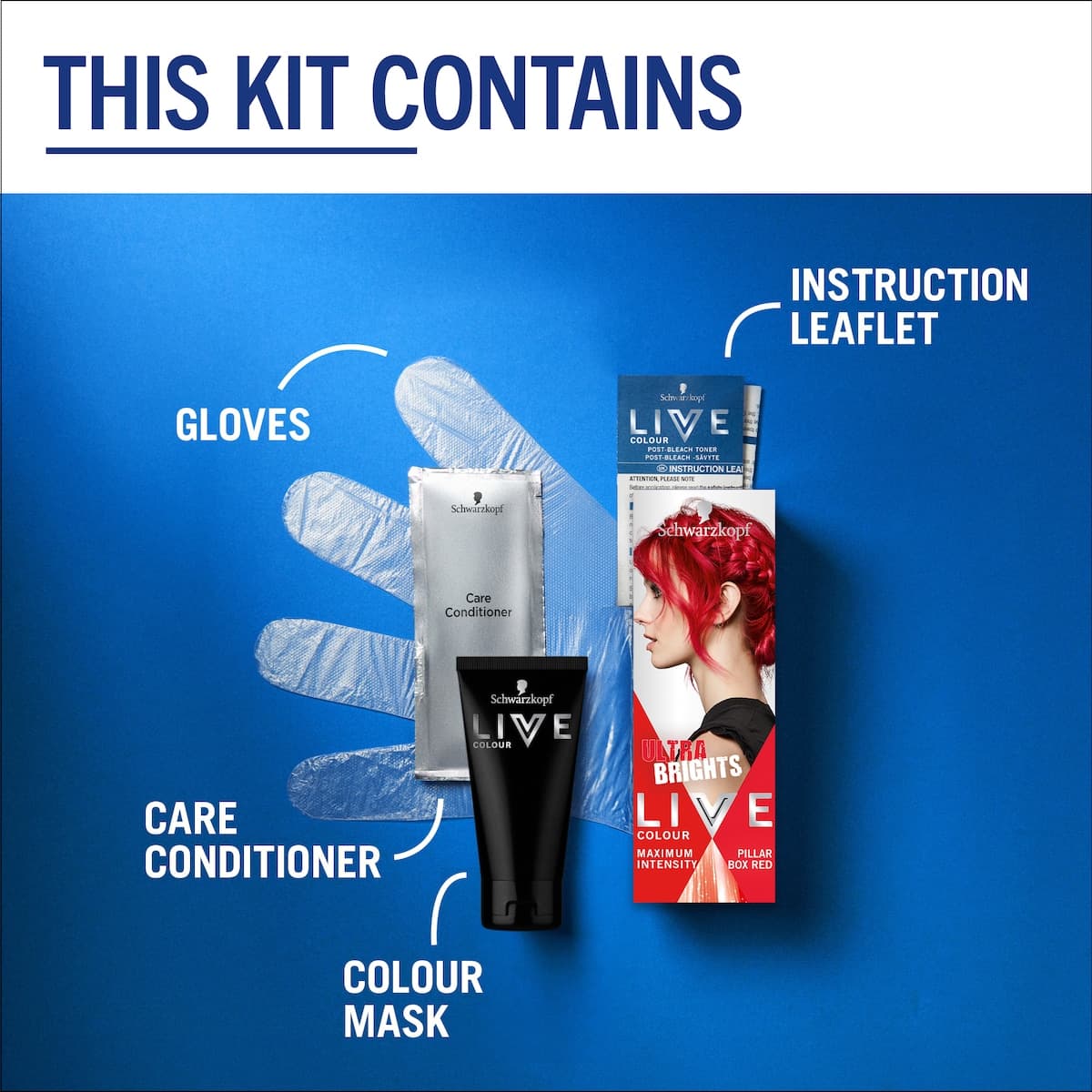 Thumbnail Schwarzkopf Live Colour Ultra Brights Pillar Box Red 75ml