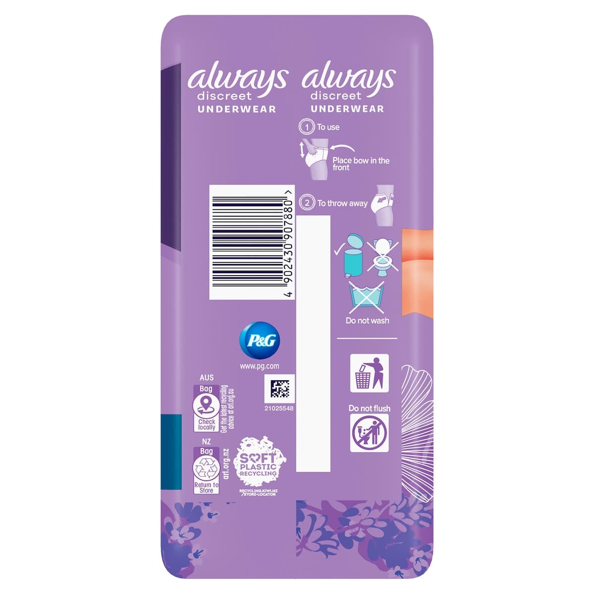 Thumbnail Always Discreet Incontinence Pads Long 10 Pack