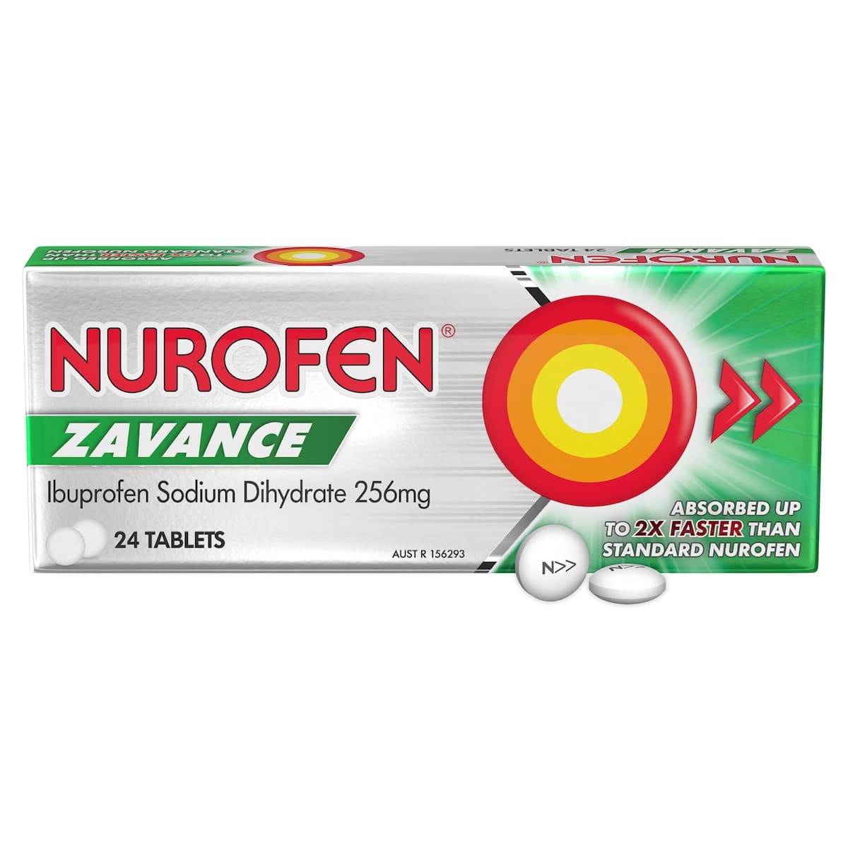Thumbnail Nurofen Zavance Pain & Inflammation Relief 24 Tablets