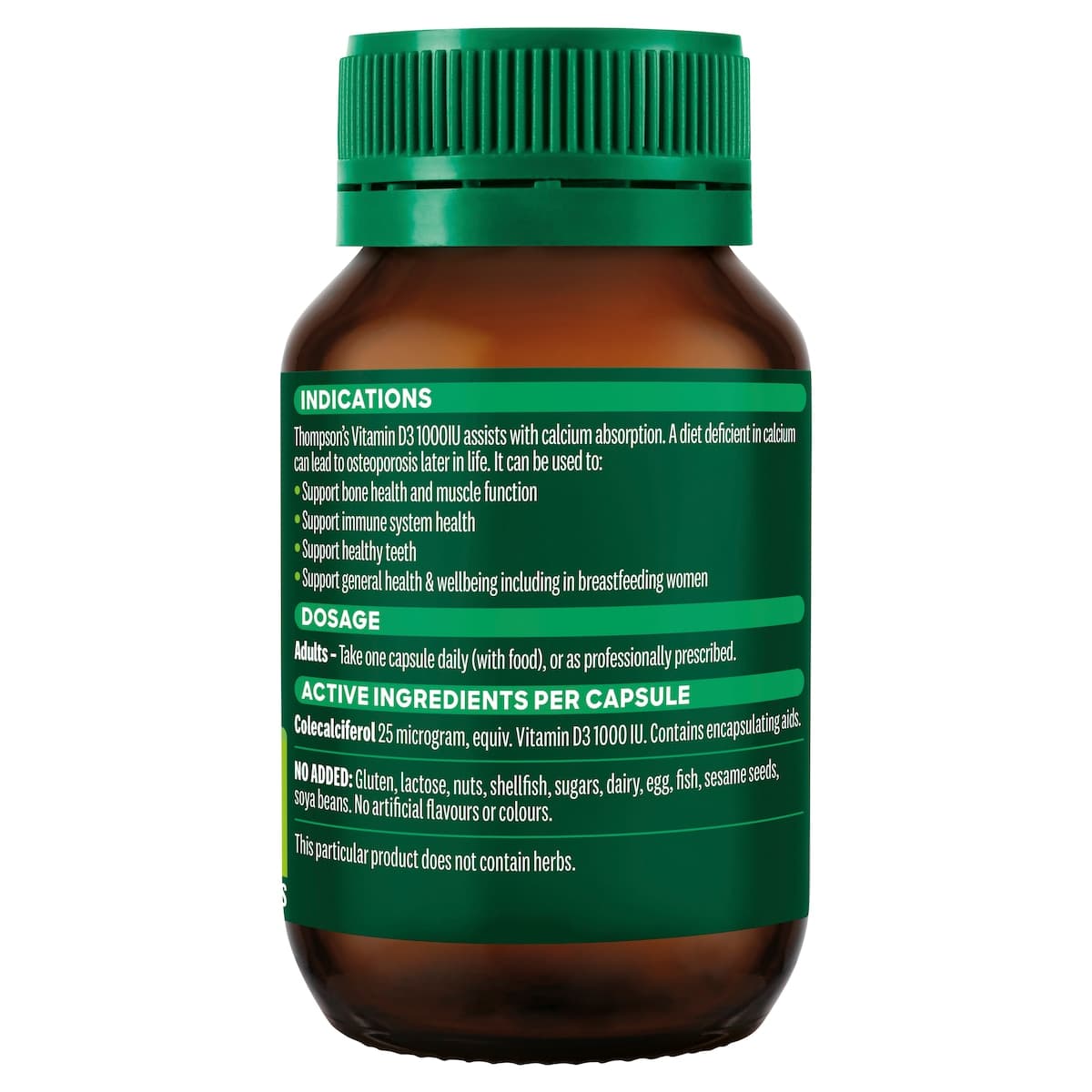 Thumbnail Thompsons Vitamin D3 1000iu 240 Capsules