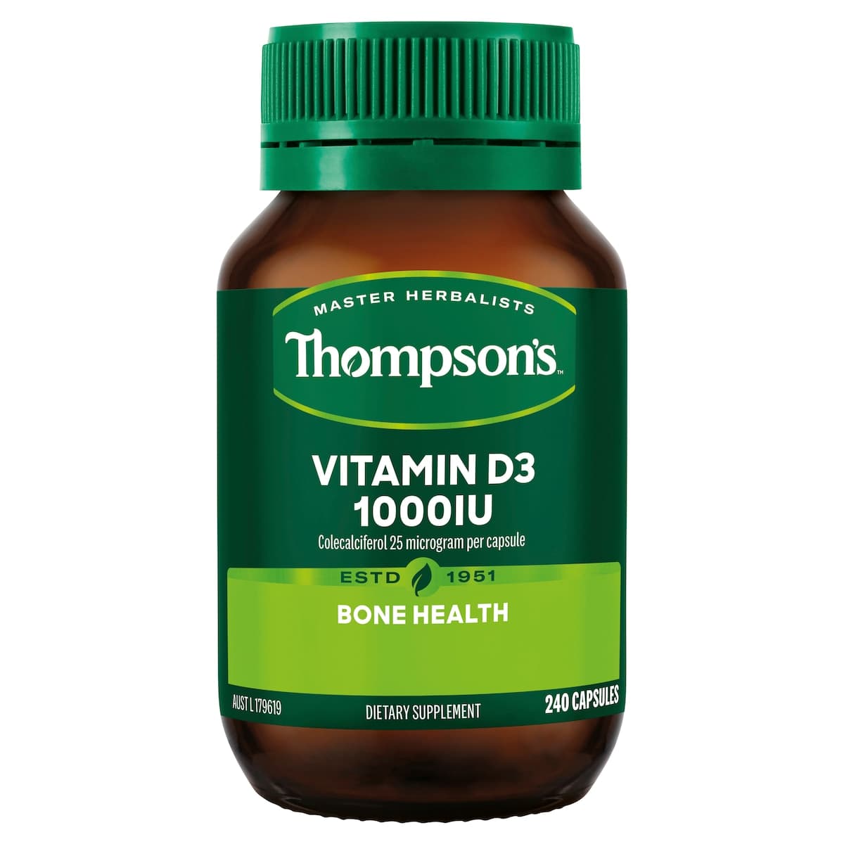 Thumbnail Thompsons Vitamin D3 1000iu 240 Capsules