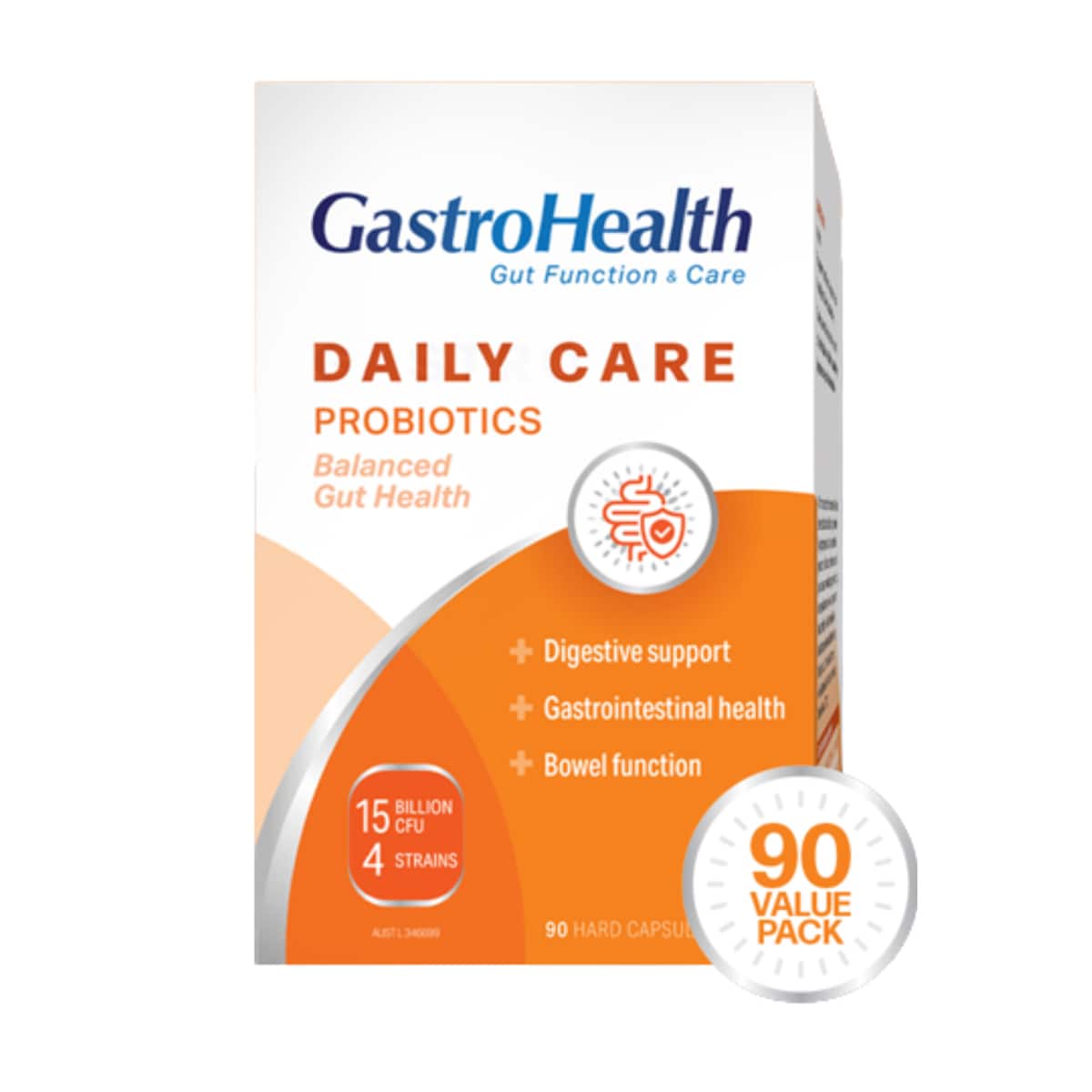Thumbnail Naturopathica GastroHealth Probiotic Daily Care 90 Capsules