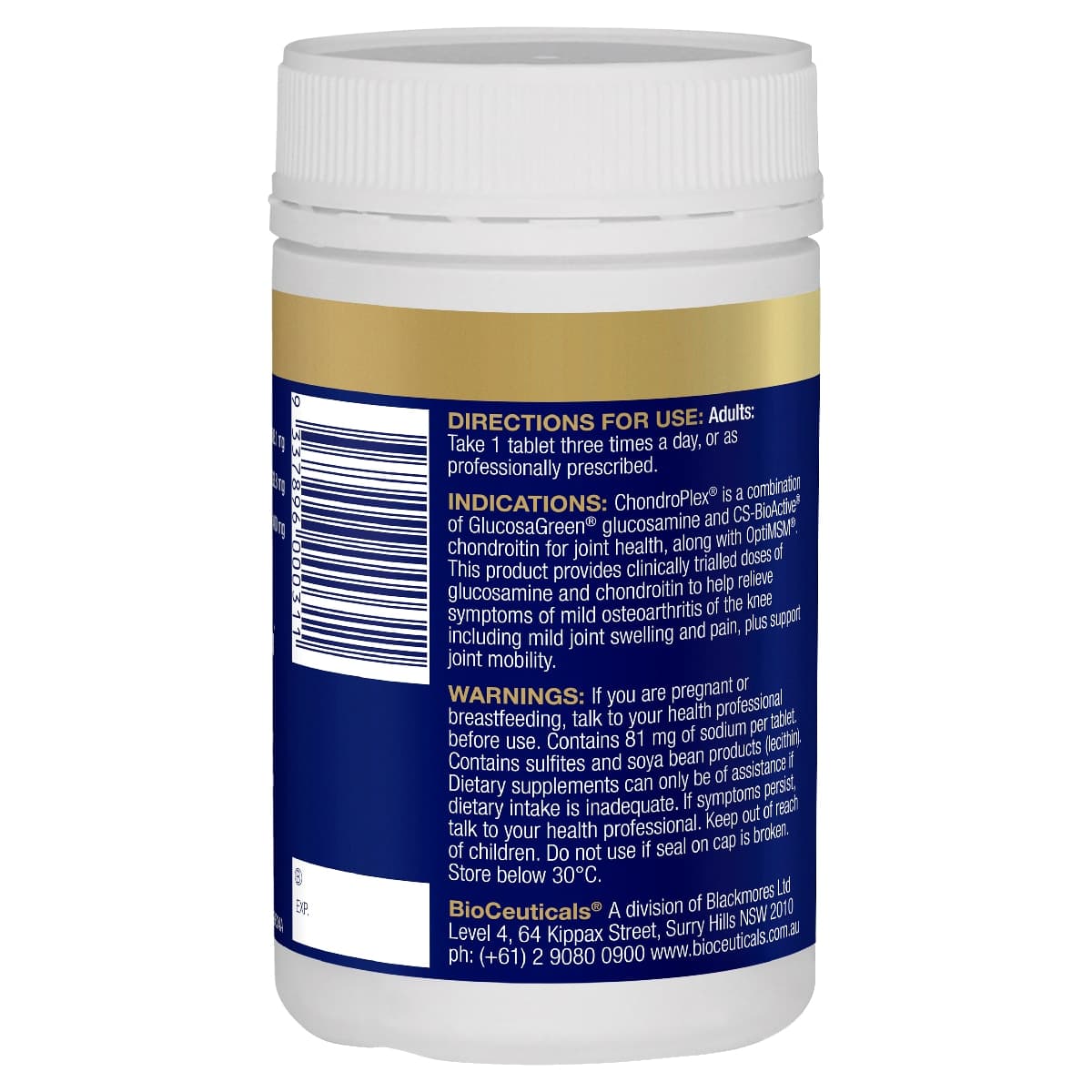 Thumbnail BioCeuticals ChondroPlex 120 Tablets