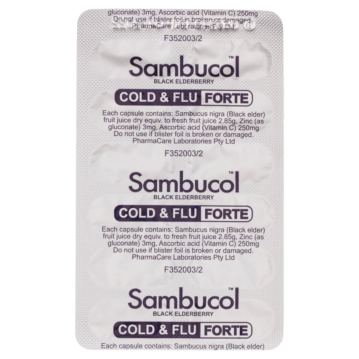 Thumbnail Sambucol Cold & Flu Forte 24 Capsules