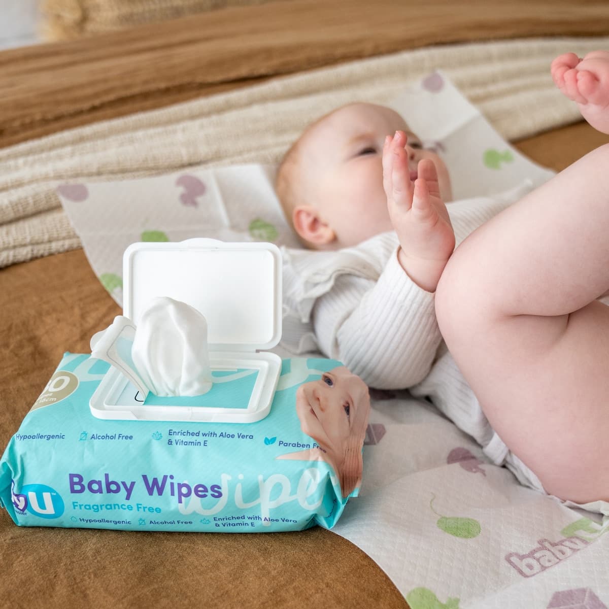 Thumbnail Baby U Fragrance Free Wipes 240 Pack