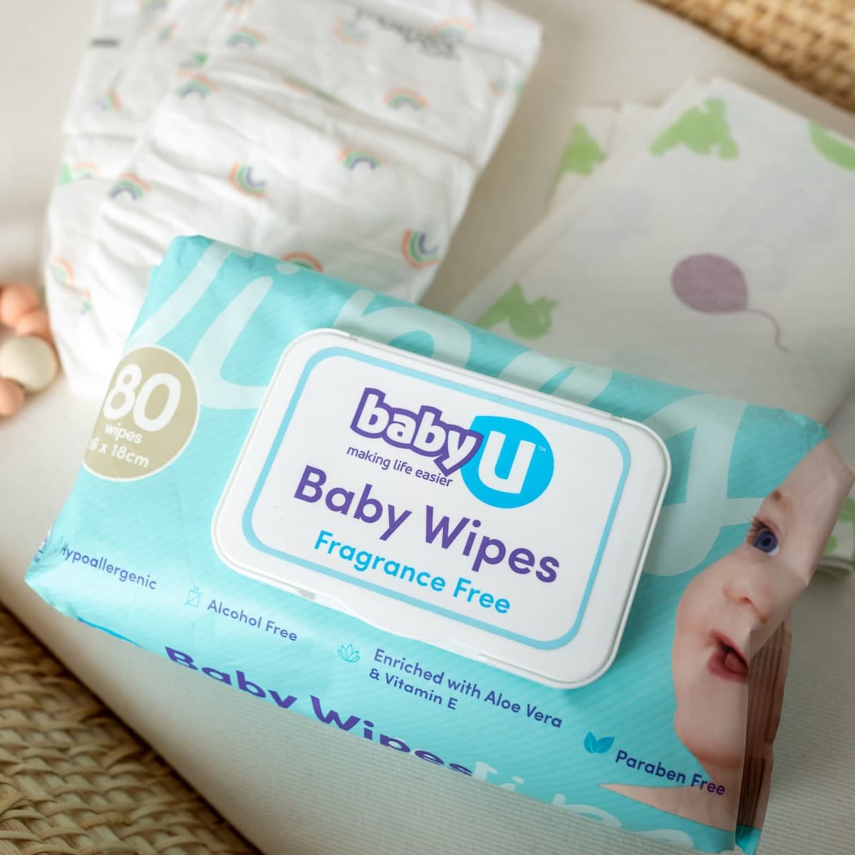 Thumbnail Baby U Fragrance Free Wipes 240 Pack